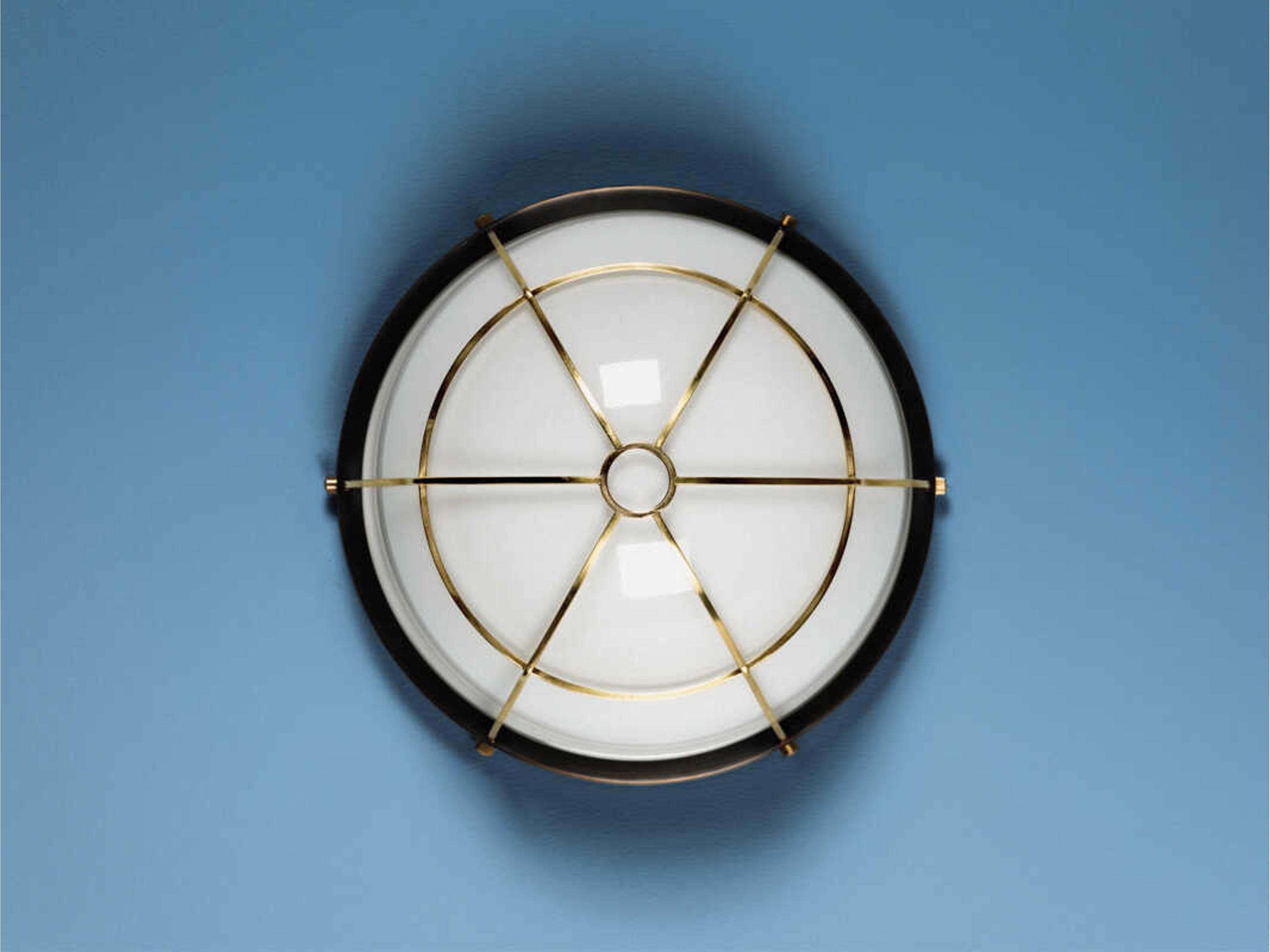 Hudson Valley Holkham 2-Light Aged Brass Black Glass Bowl Flush Mount