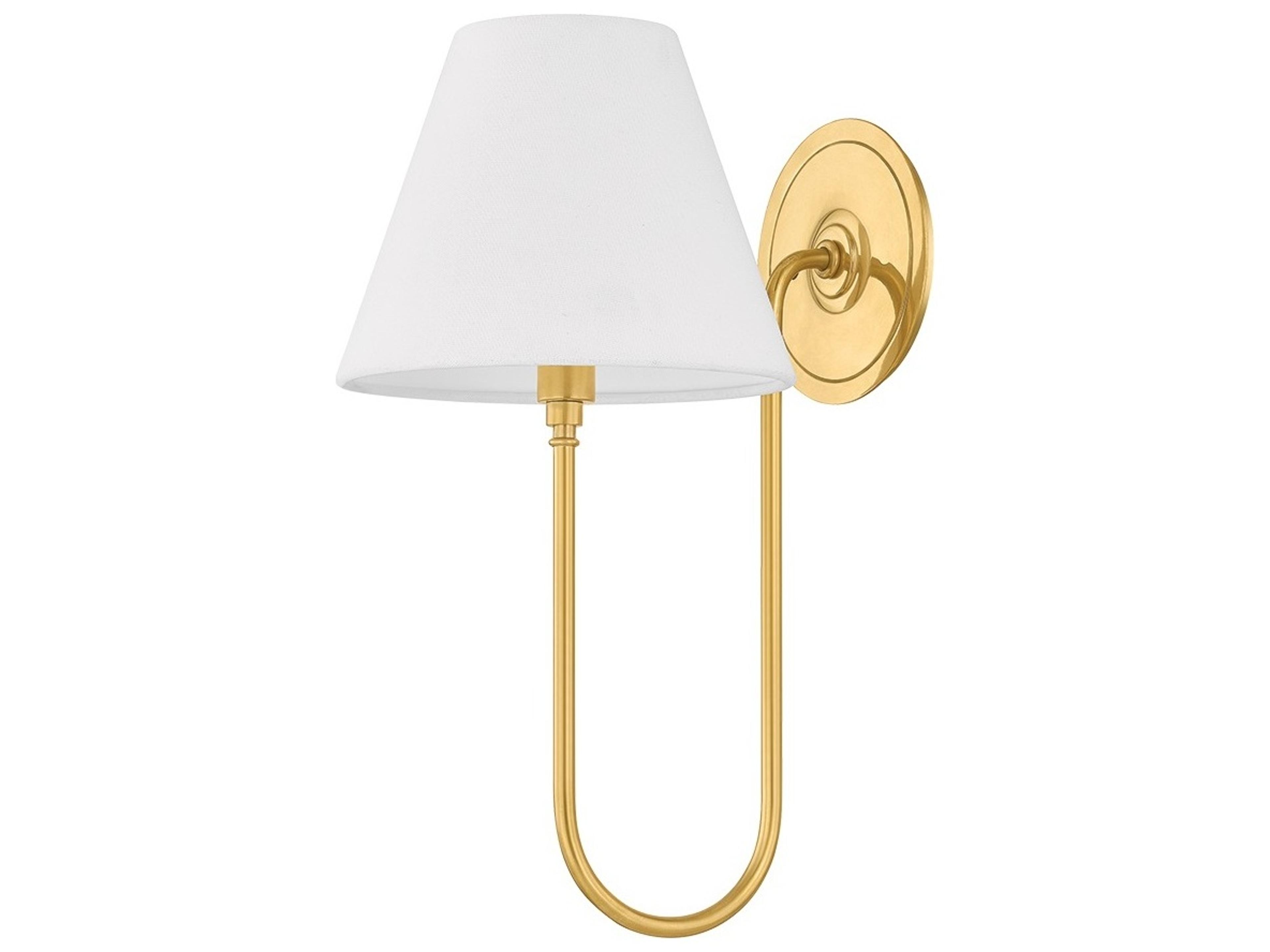 Hawthorne 1-Light Aged Brass Wall Sconce