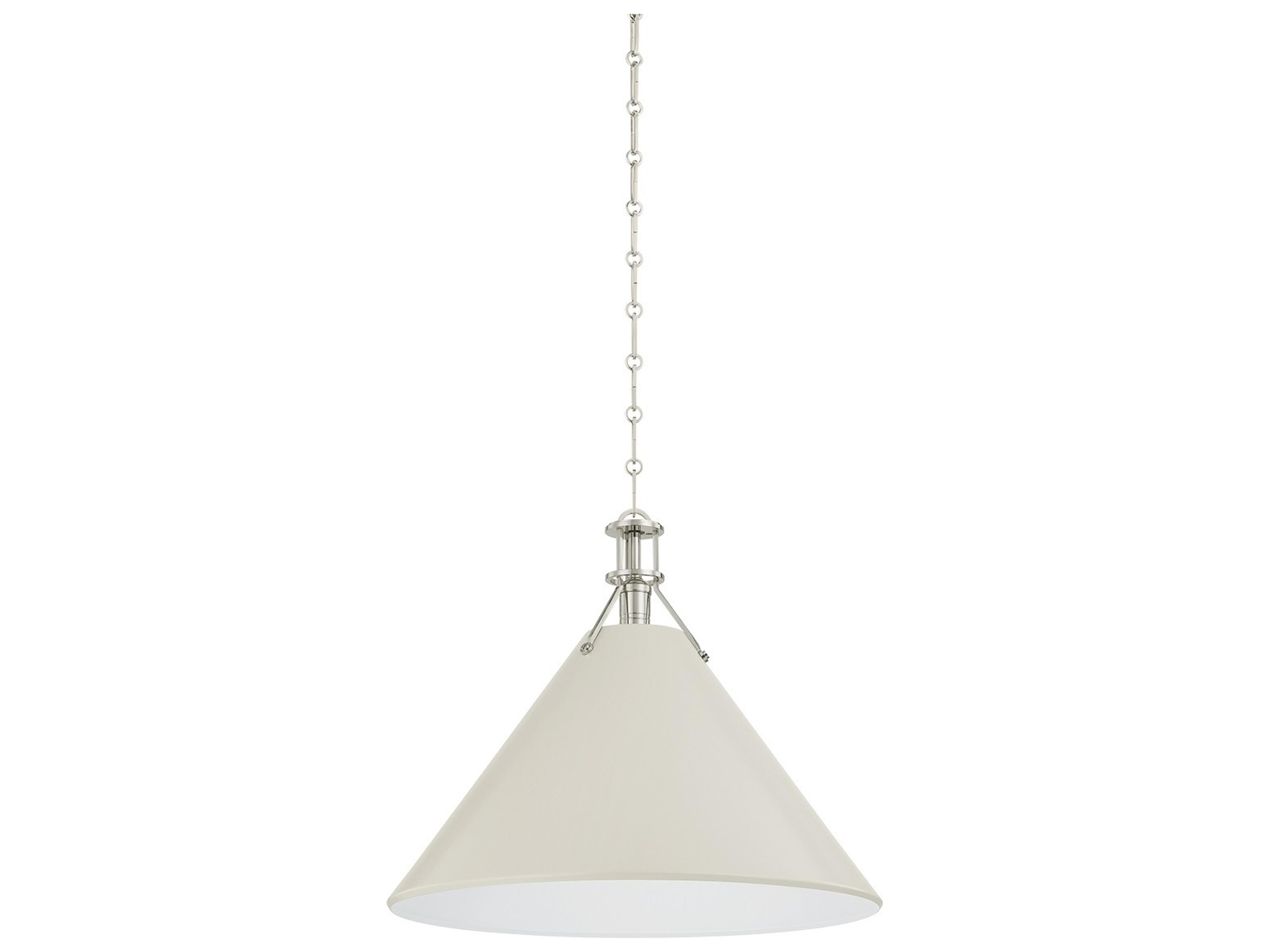 Hudson Valley Painted No. 2 1-Light Off White Pendant