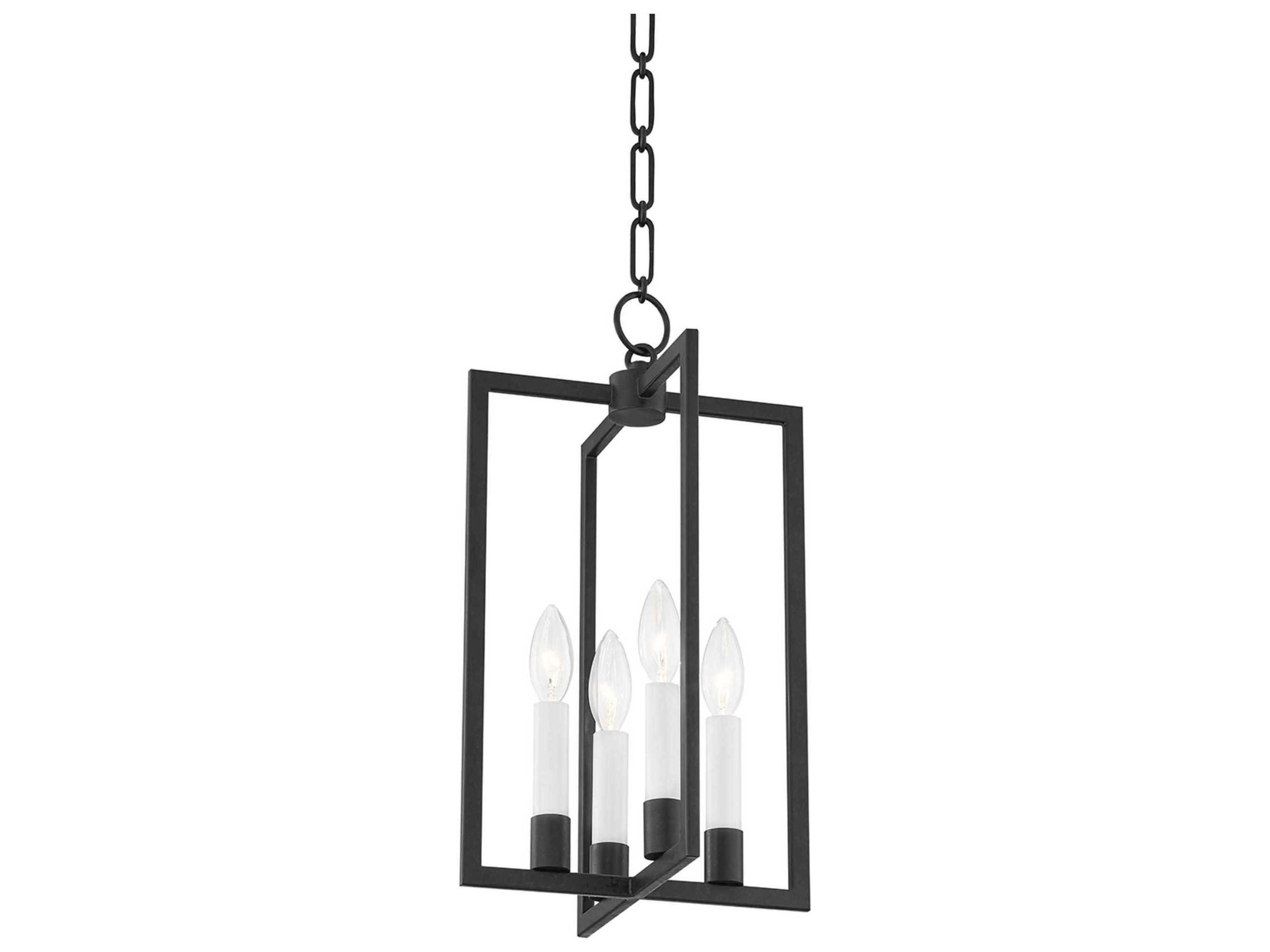 Middleborough 4-Light Aged Iron Black Mini Pendant