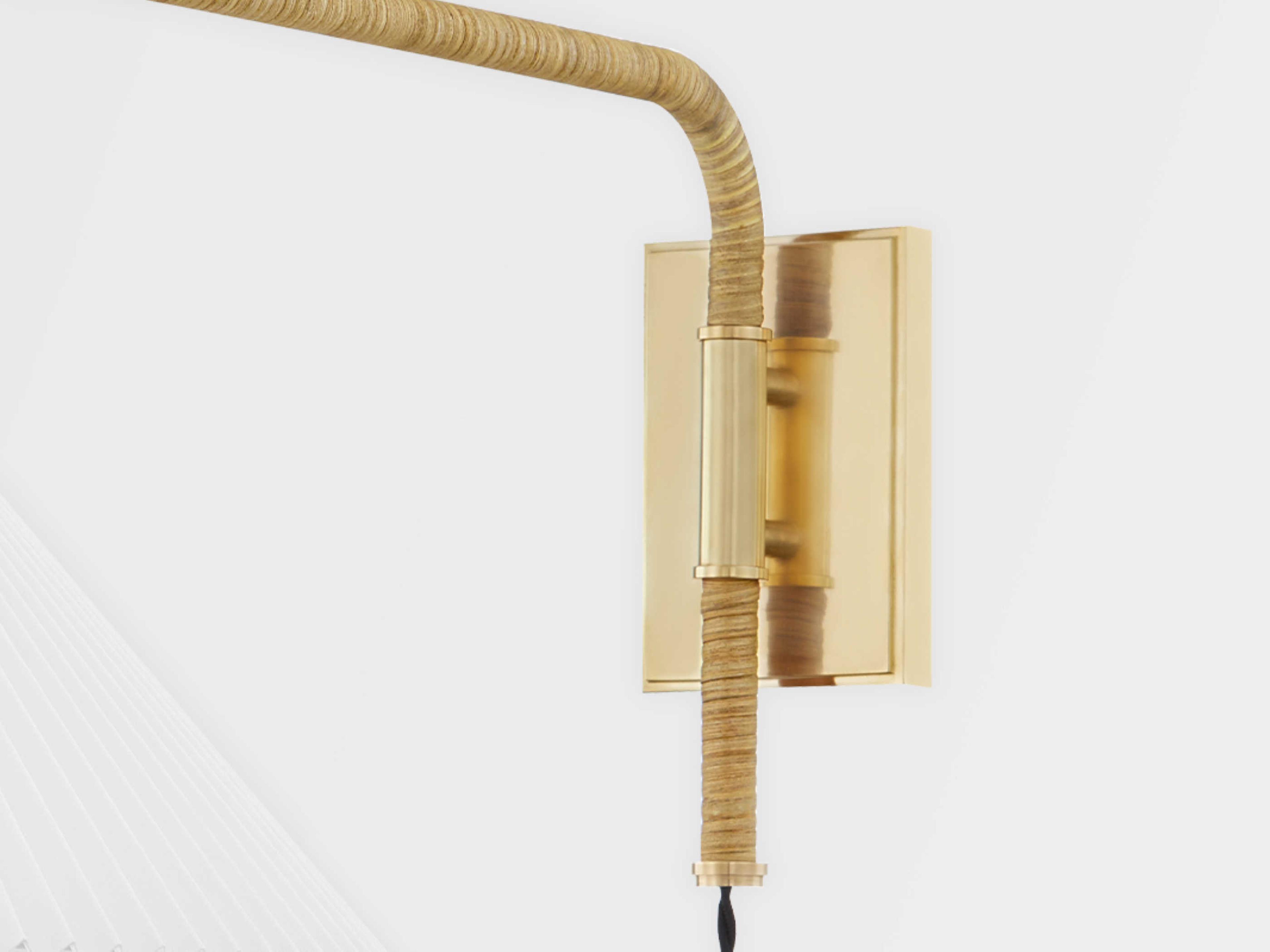 Hudson Valley Dorset 1-Light Aged Brass Opal Shiny Glass Wall Sconce