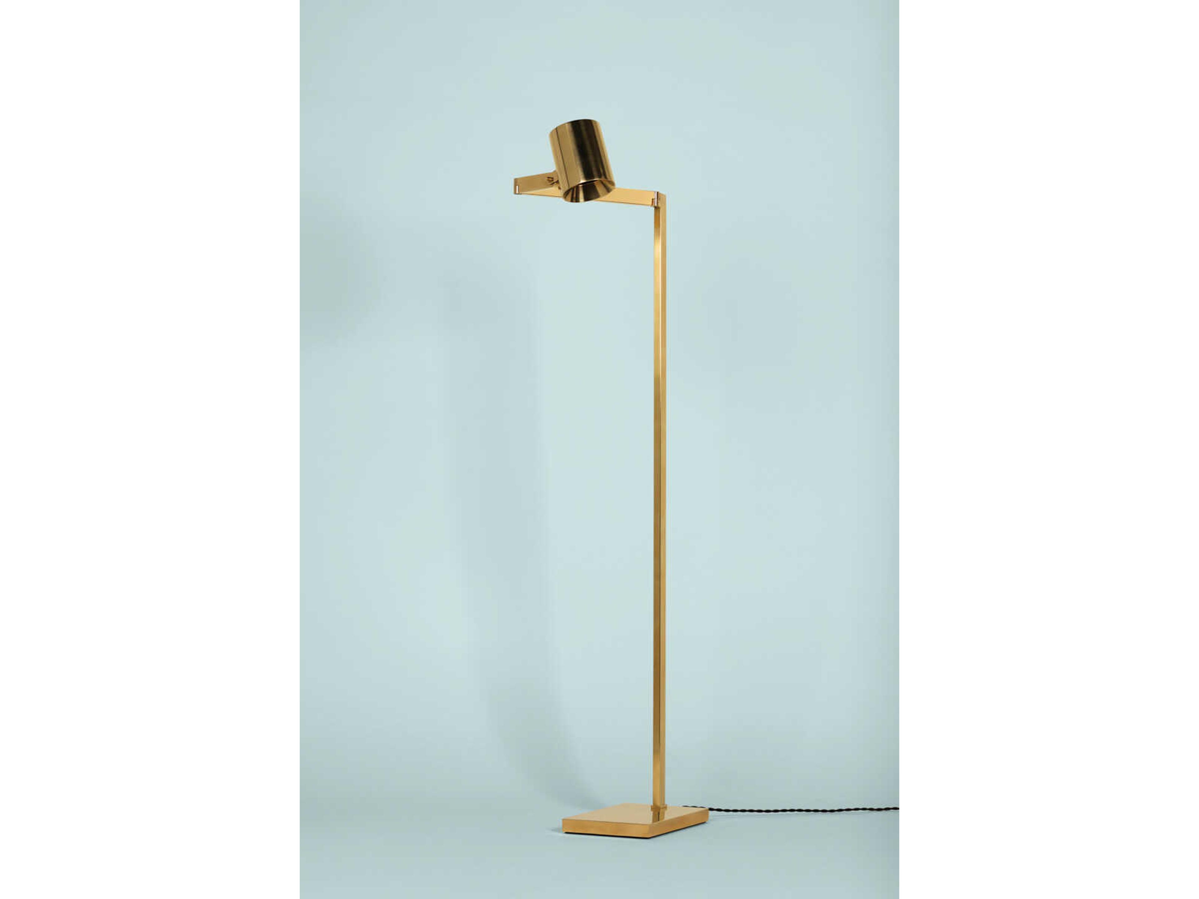 Hudson Valley Highgrove Aged Brass Floor Lamp