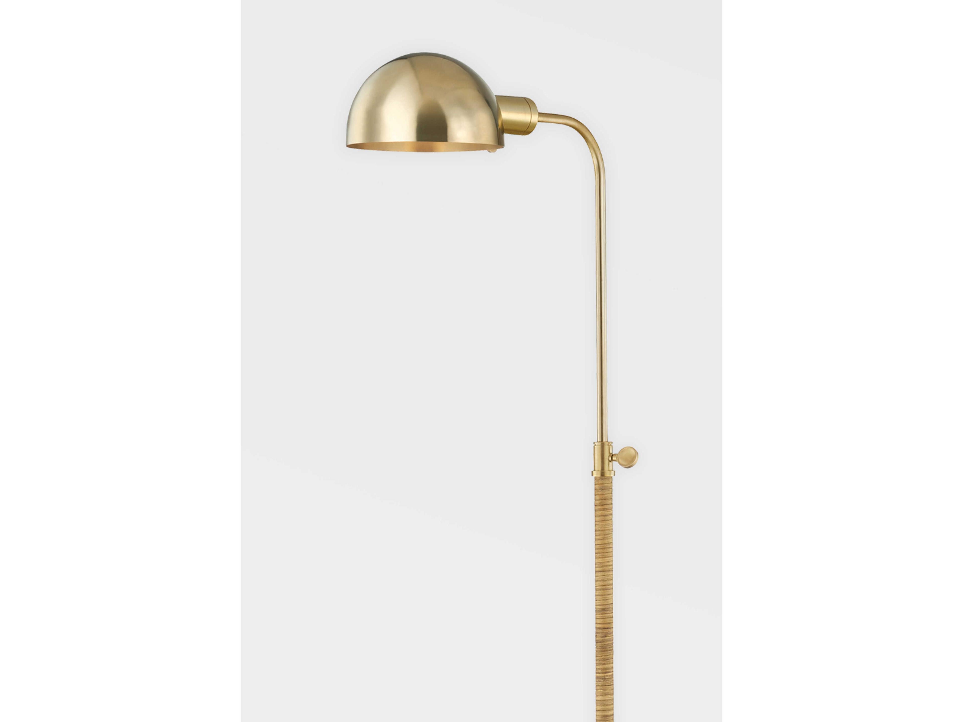 Hudson Valley Devon Aged Brass Floor Lamp