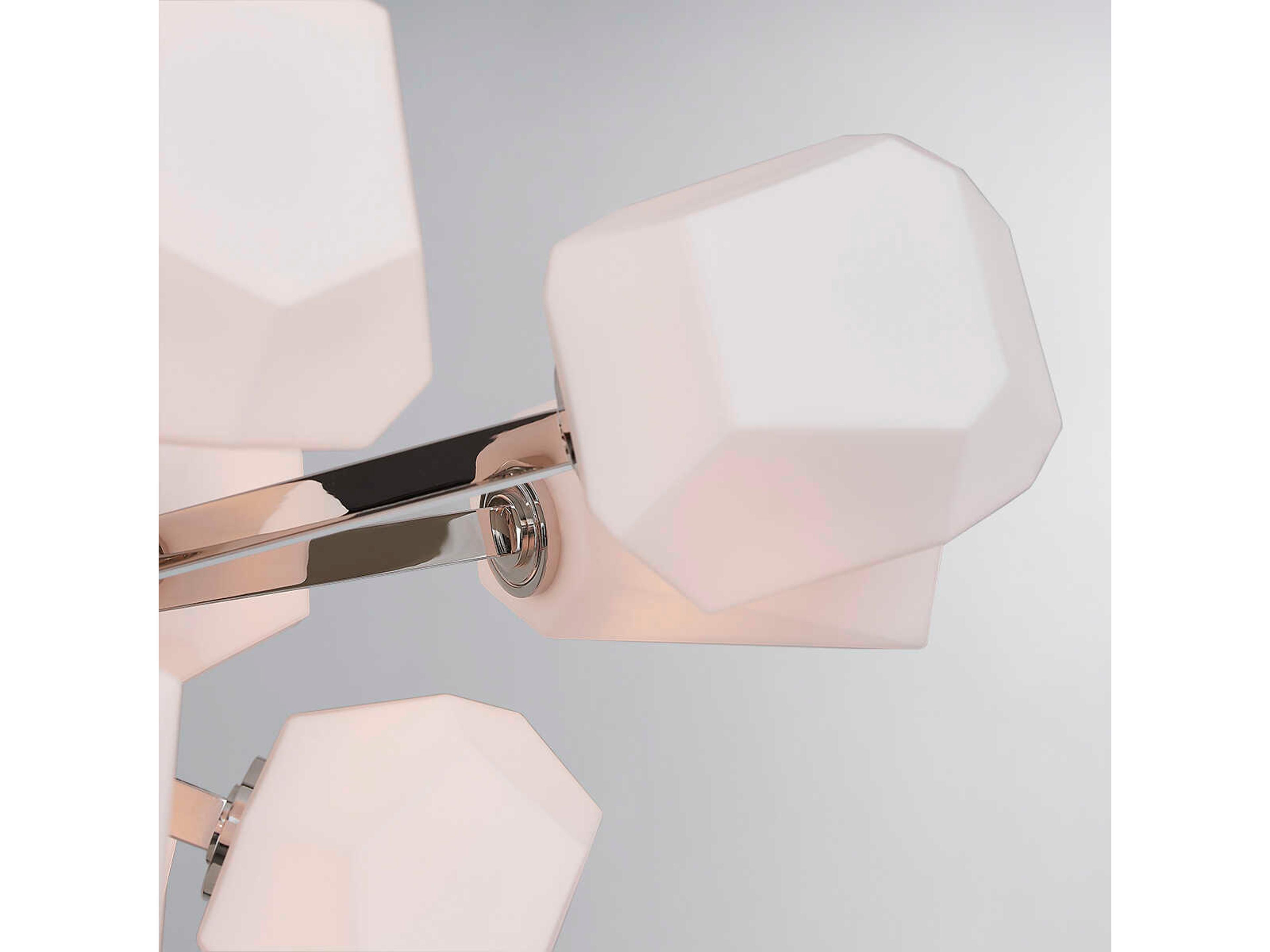 Hudson Valley Tring 13-Light Polished Nickel White Glass LED Chandelier