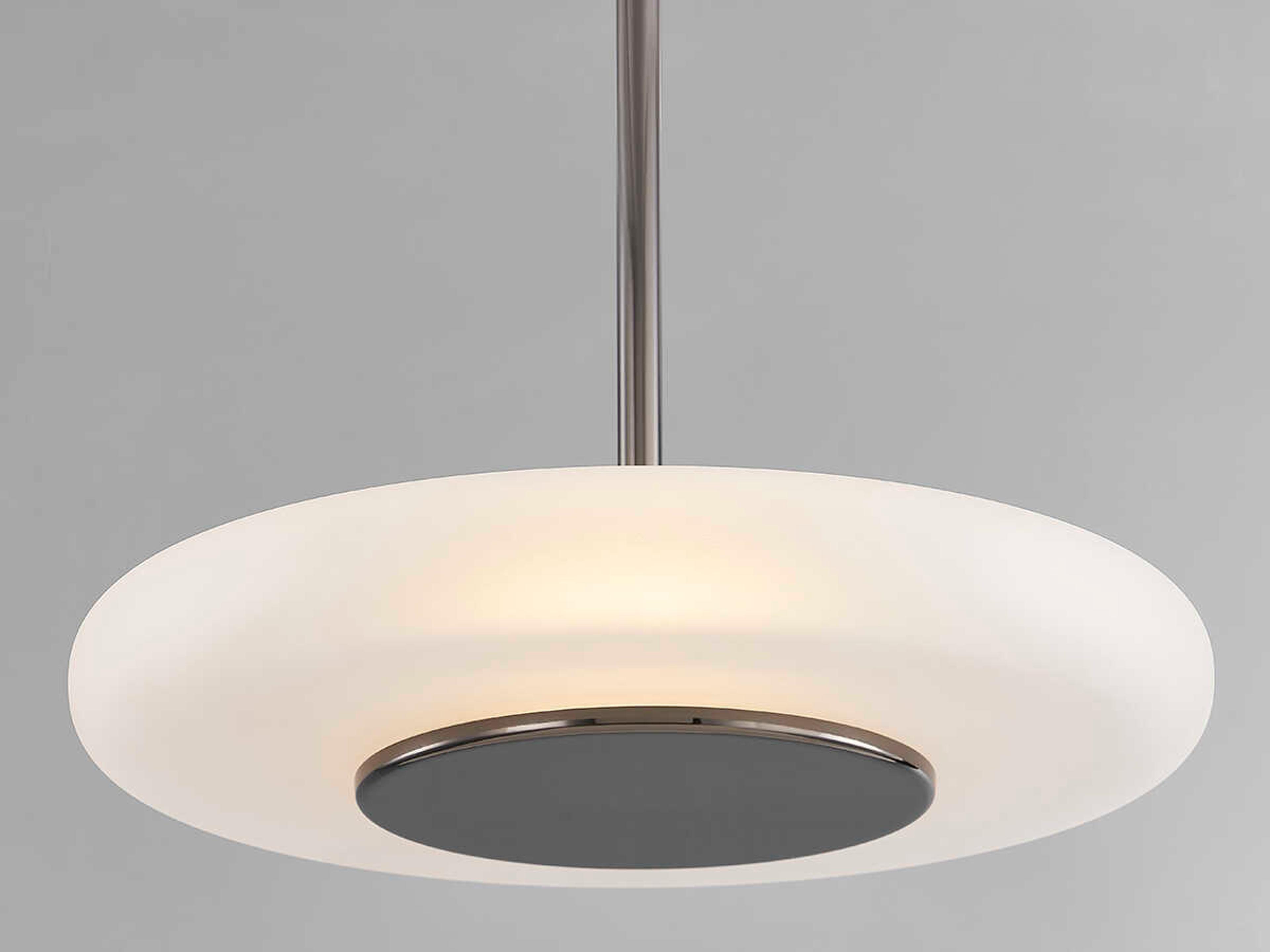 Hudson Valley Blyford 1-Light Black Nickel LED Round Pendant