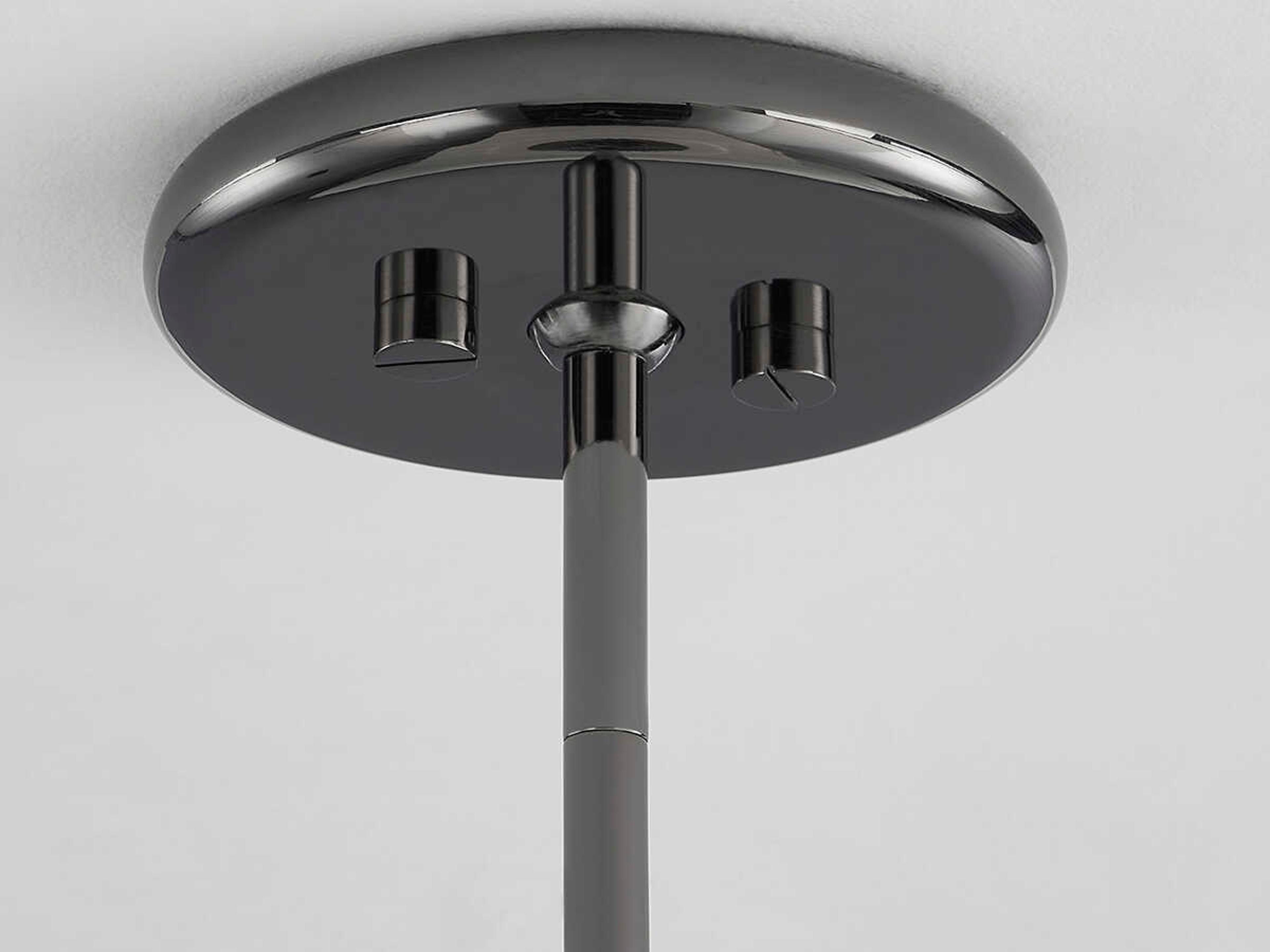 Hudson Valley Blyford 1-Light Black Nickel LED Round Pendant