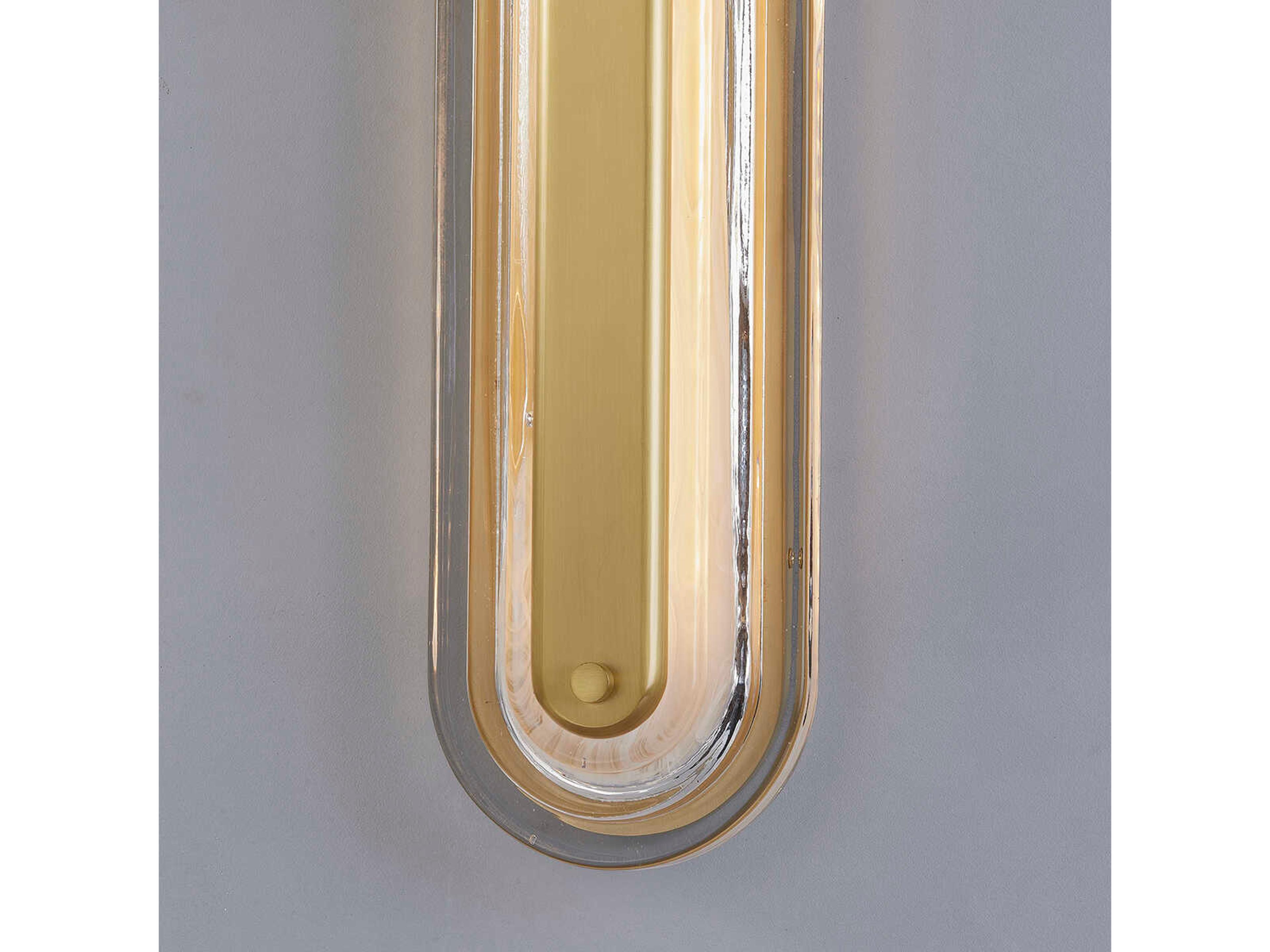 Hudson Valley Litton 1-Light Aged Brass LED Vanity Light