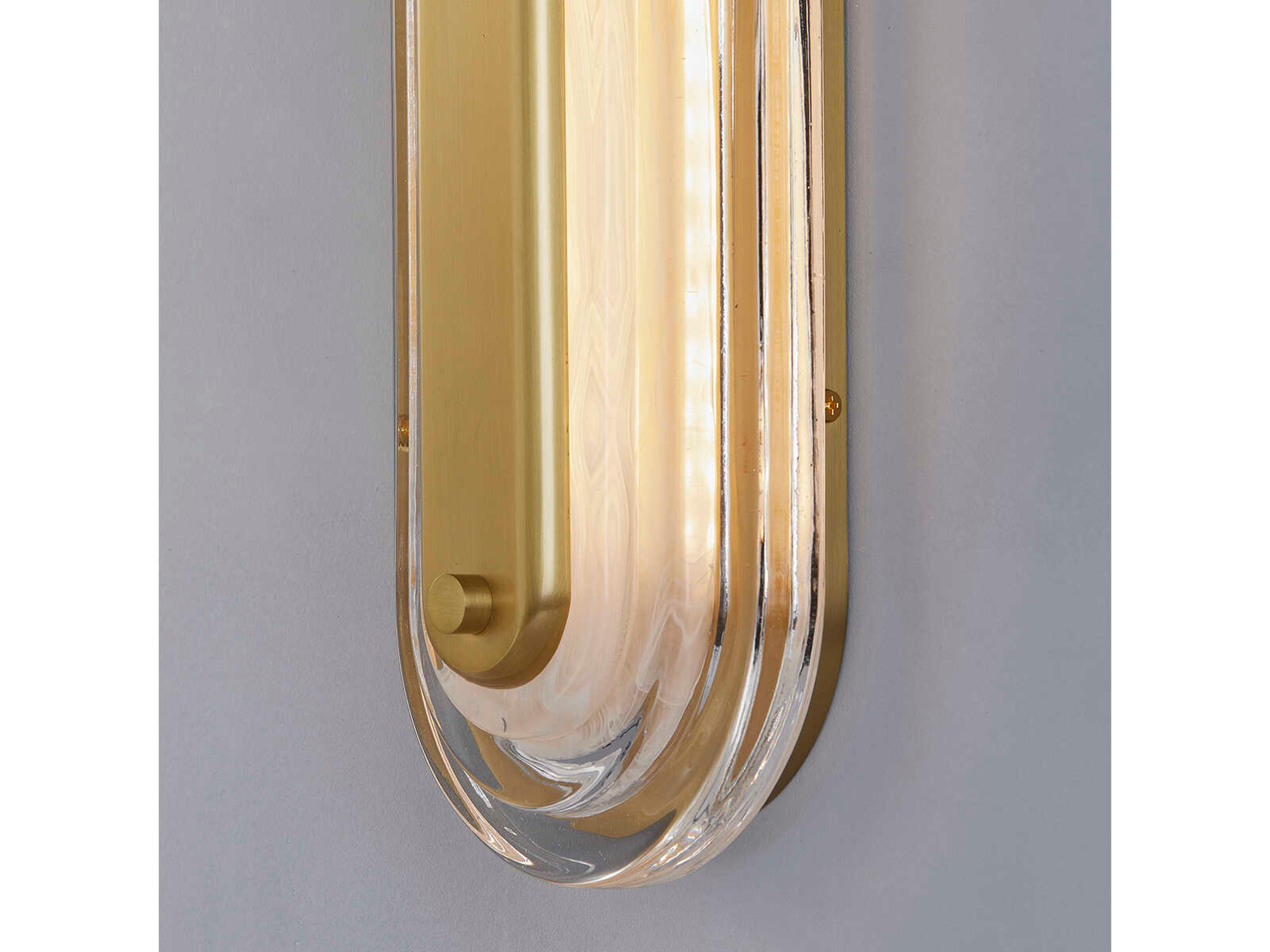Hudson Valley Litton 1-Light Aged Brass LED Vanity Light