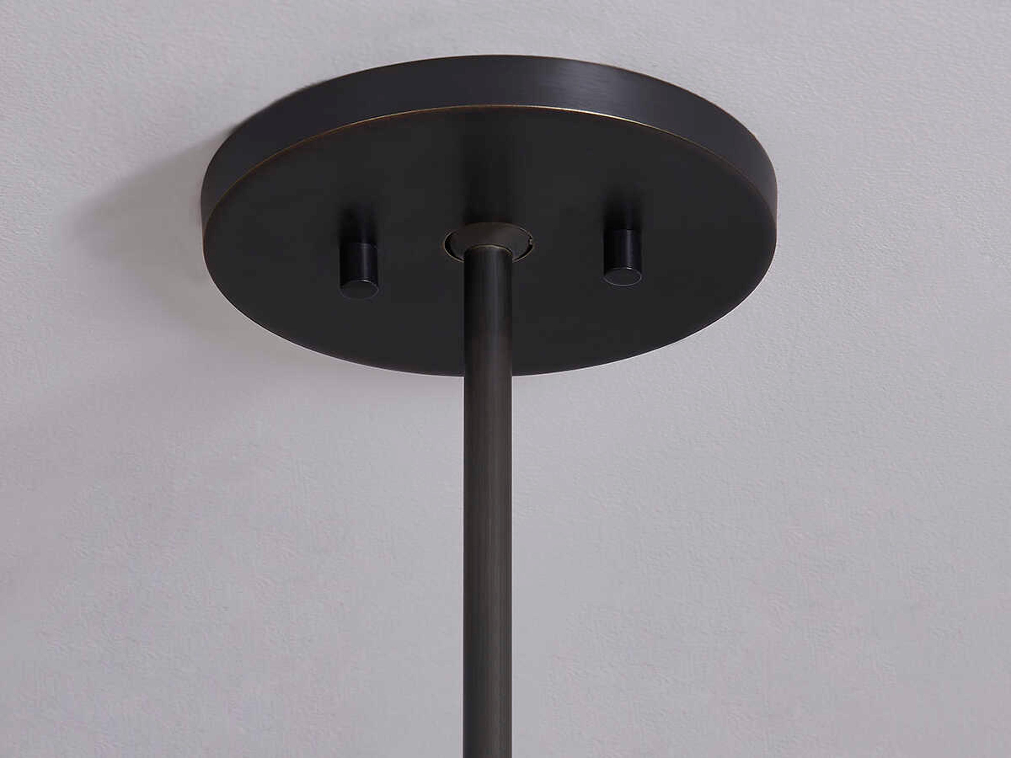 Hudson Valley Glenmoore 6-Light Aged Brass Black Empire Chandelier