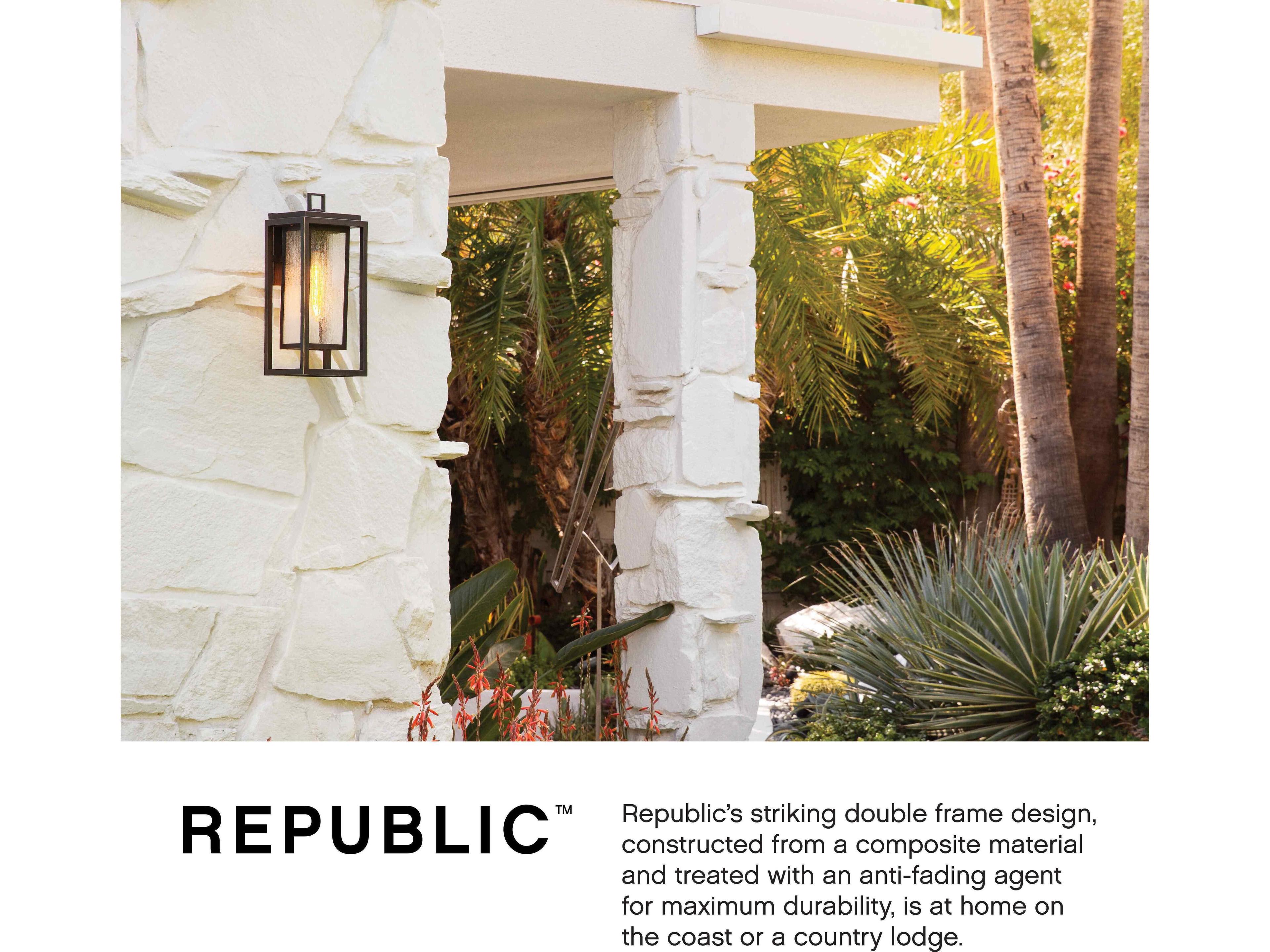 Hinkley Republic 1 - Light Outdoor Hanging Light