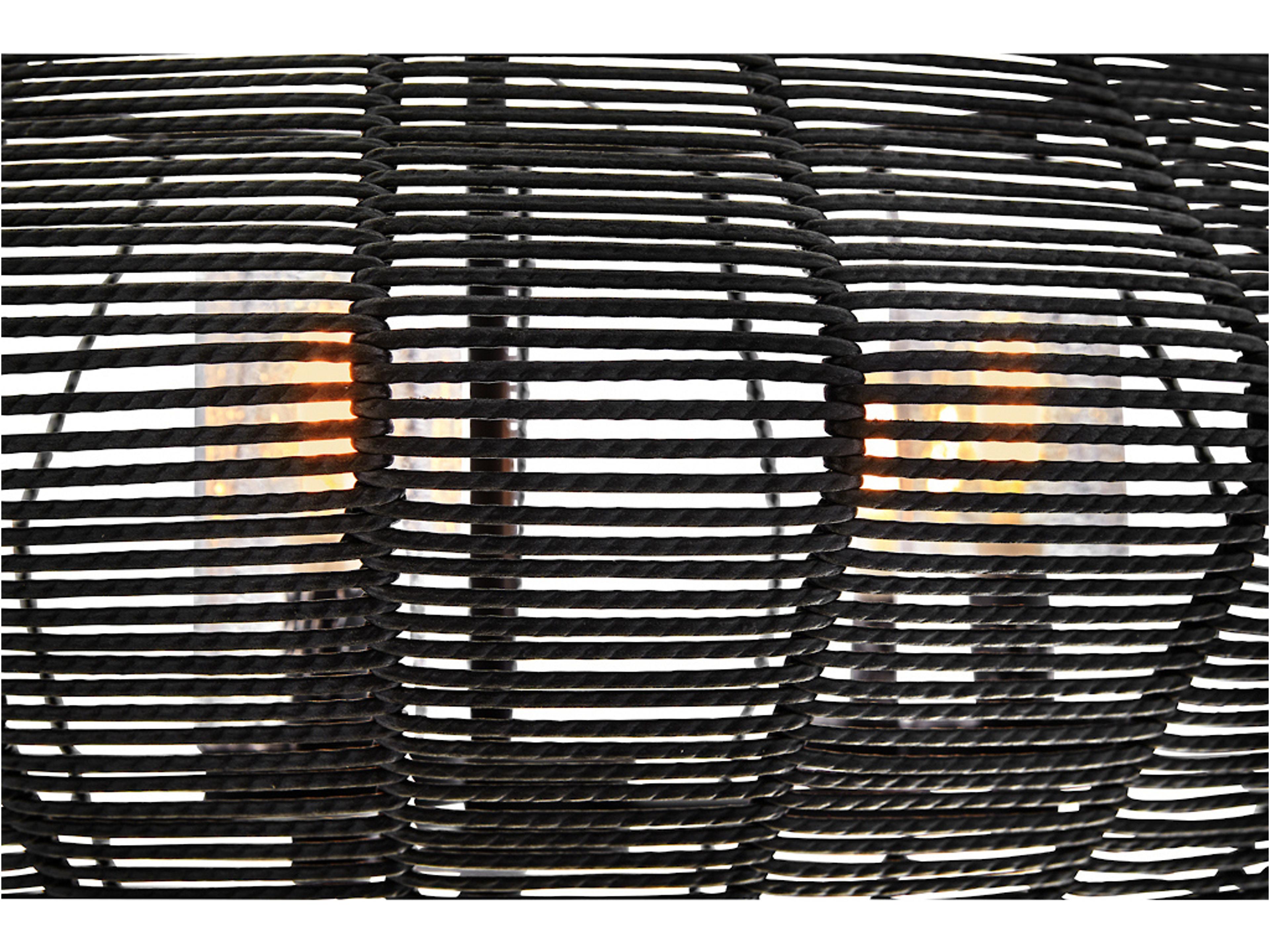 Hinkley Luca 5-Light Black Candelabra Geometric Chandelier