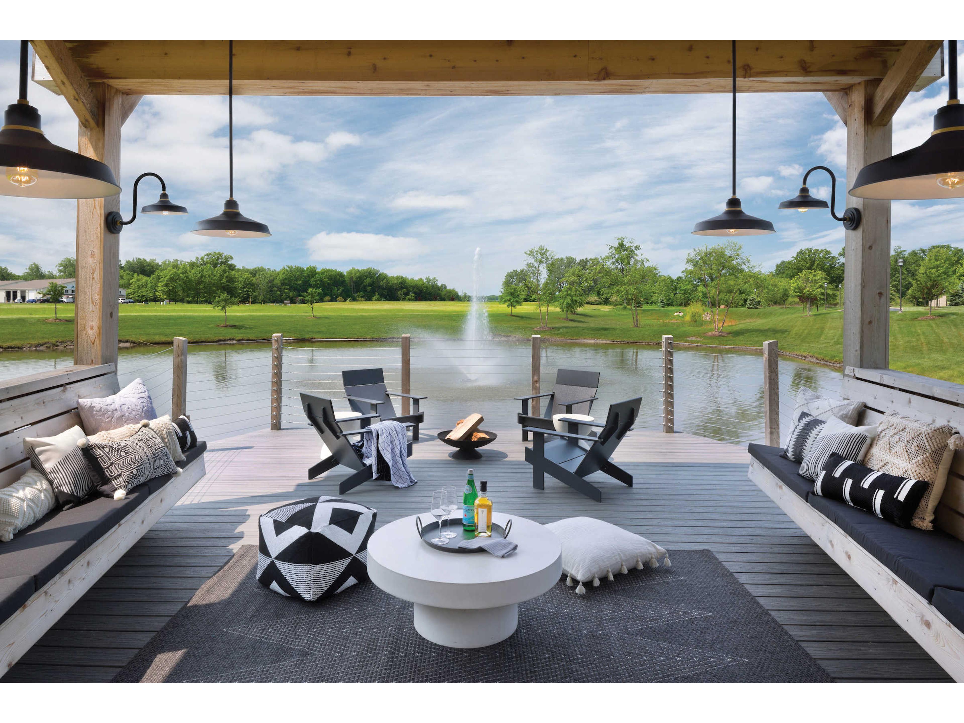 Hinkley Foundry 1 - Light Outdoor Hanging Light