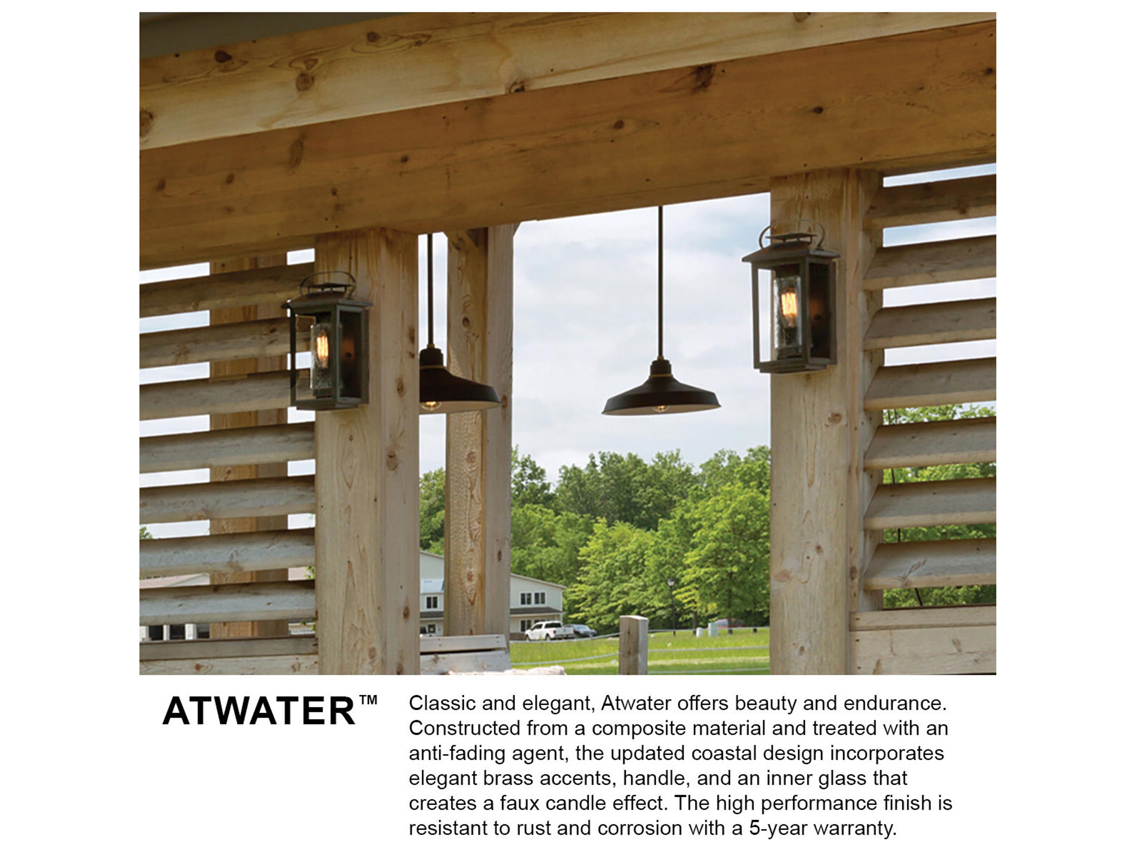 Hinkley Atwater 1 - Light Outdoor Wall Light