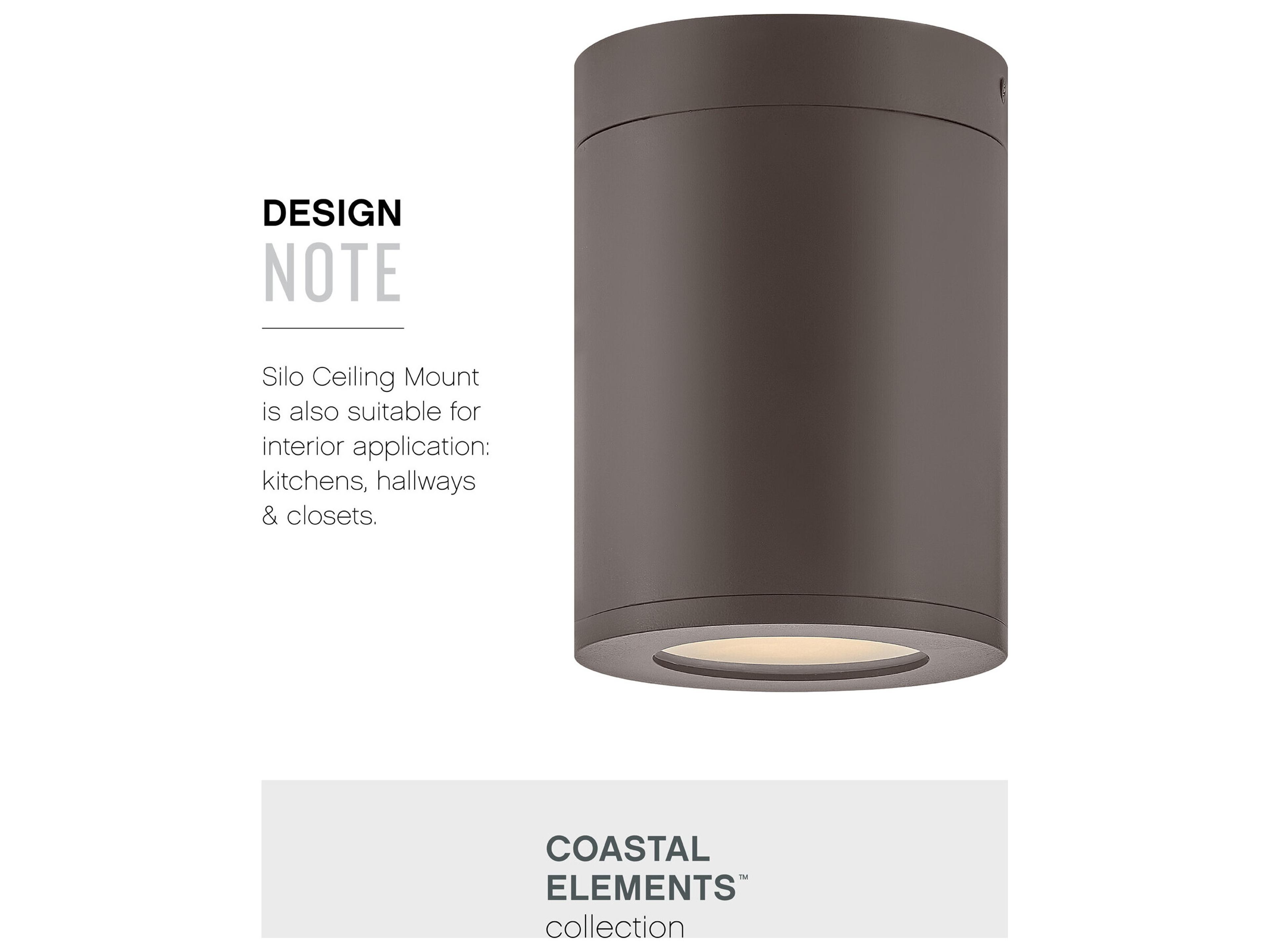 Hinkley Silo 1 - Light Outdoor Ceiling Light