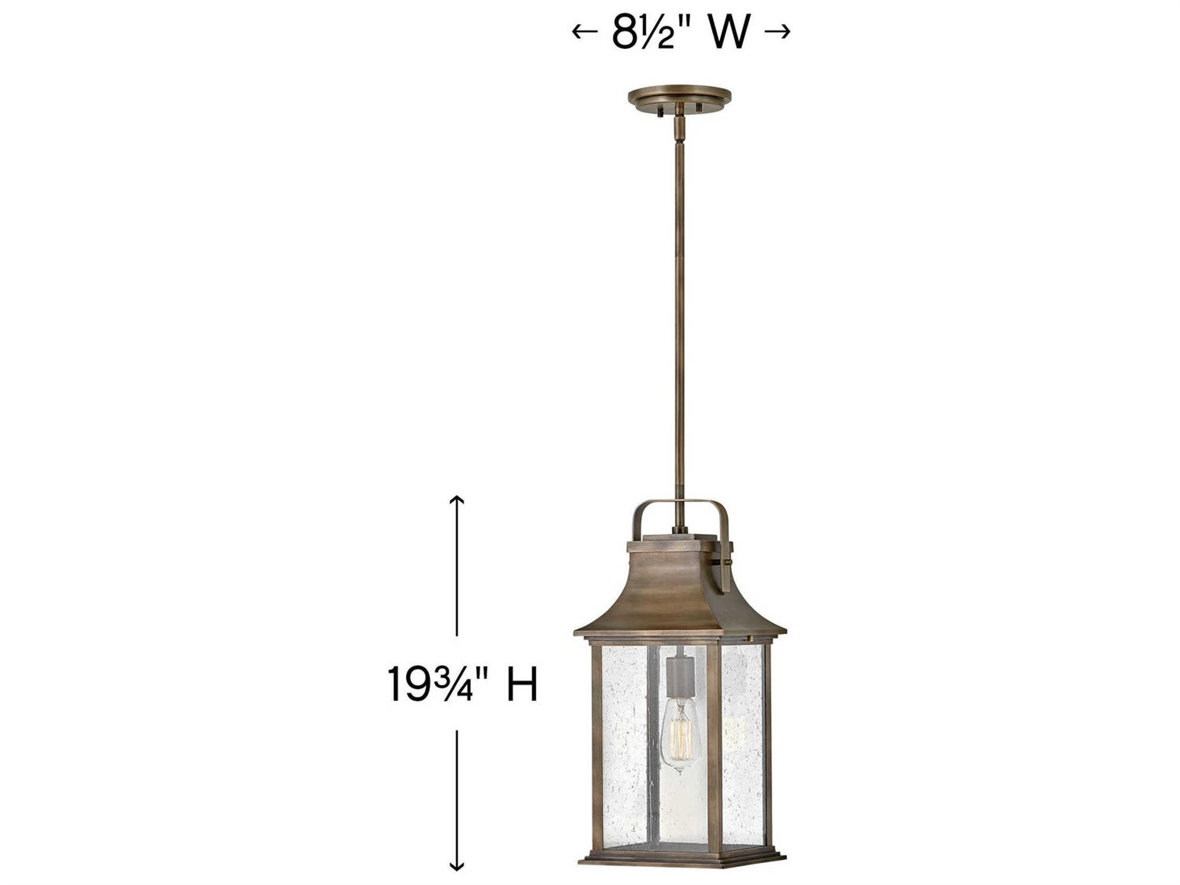 Hinkley Grant 1 Outdoor Hanging Light