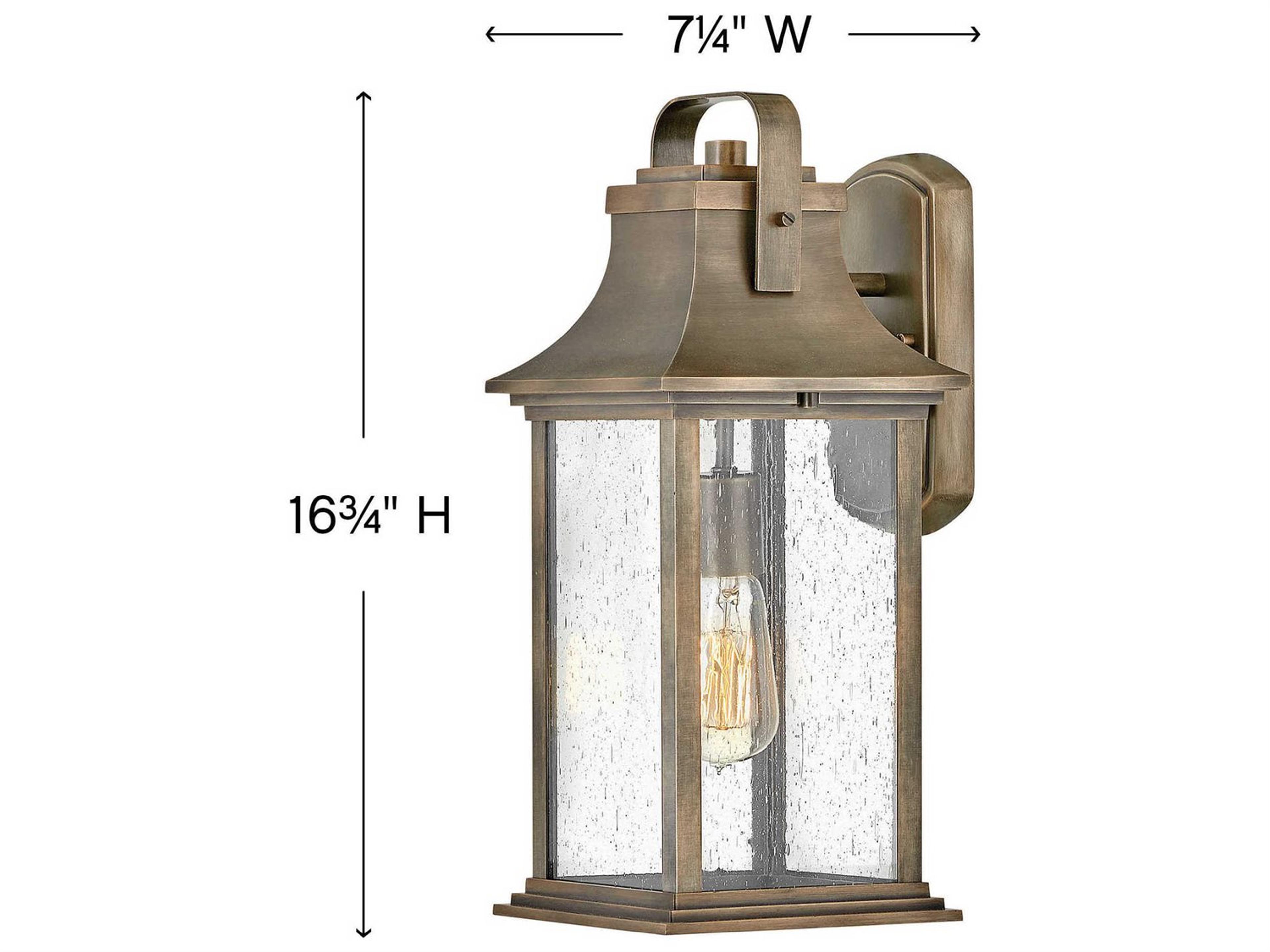 Hinkley Grant 1 Outdoor Wall Light