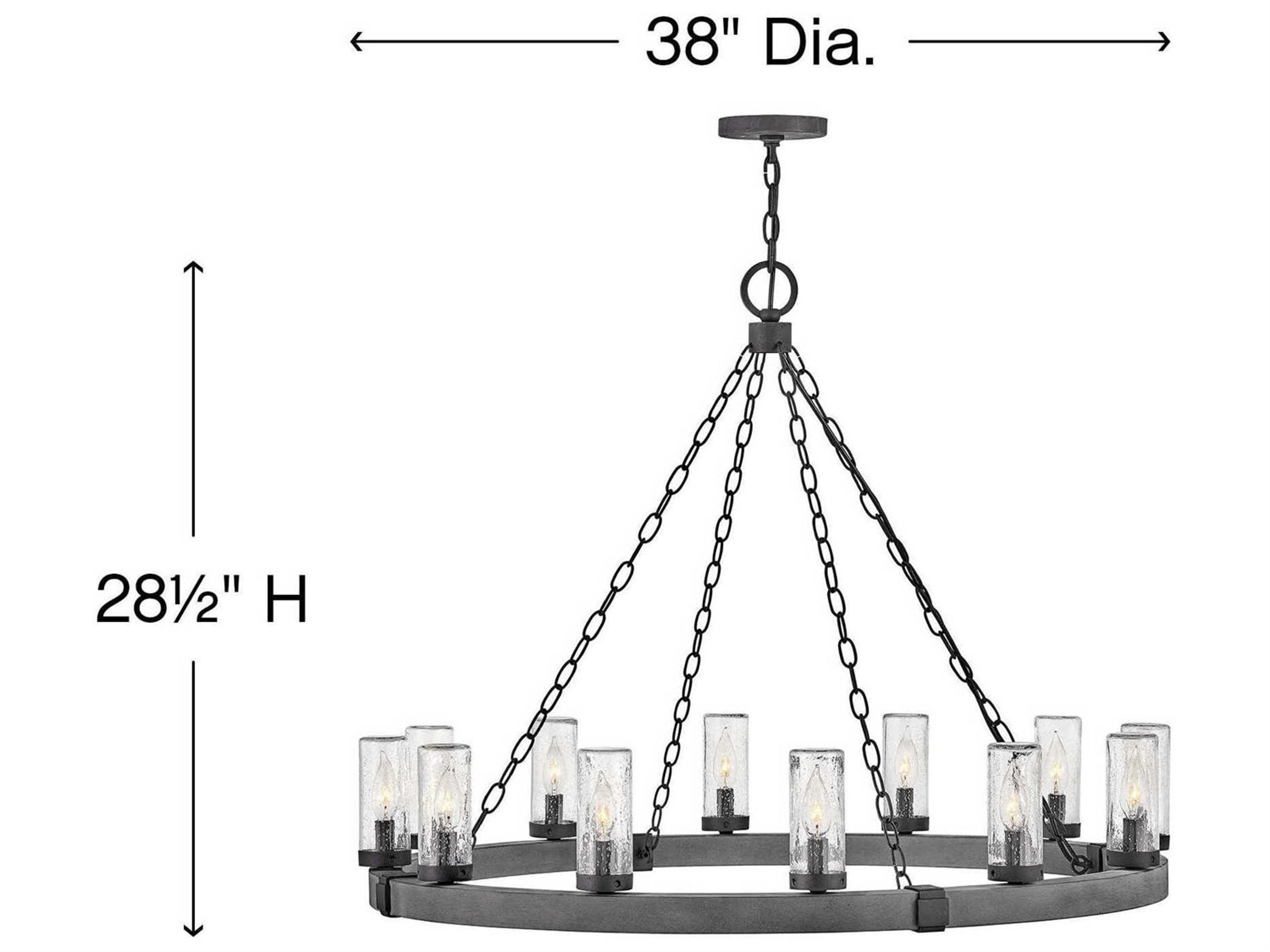 Hinkley Sawyer 12 Outdoor Hanging Light