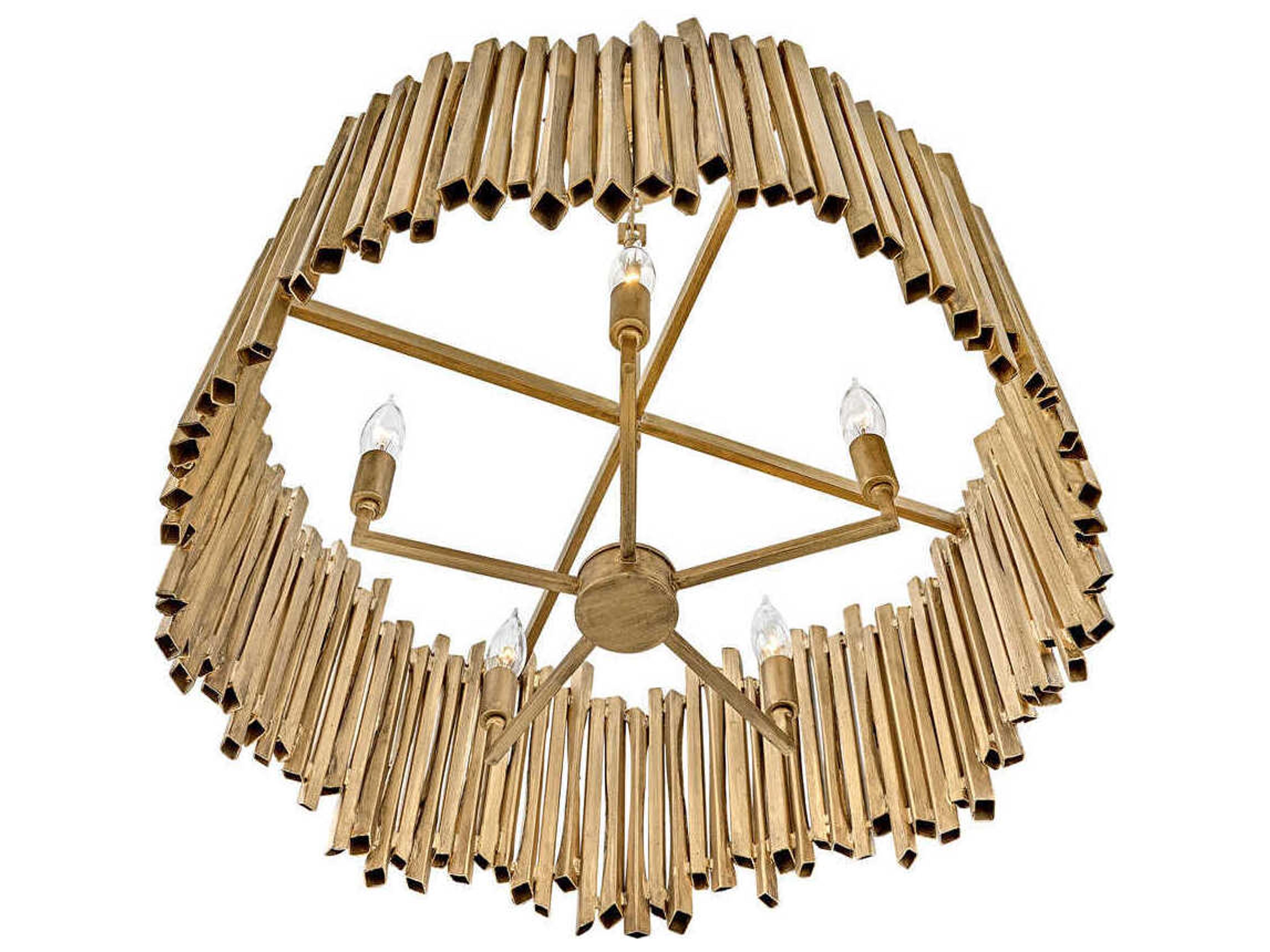 Hinkley Roca 5-Light Burnished Gold Pendant