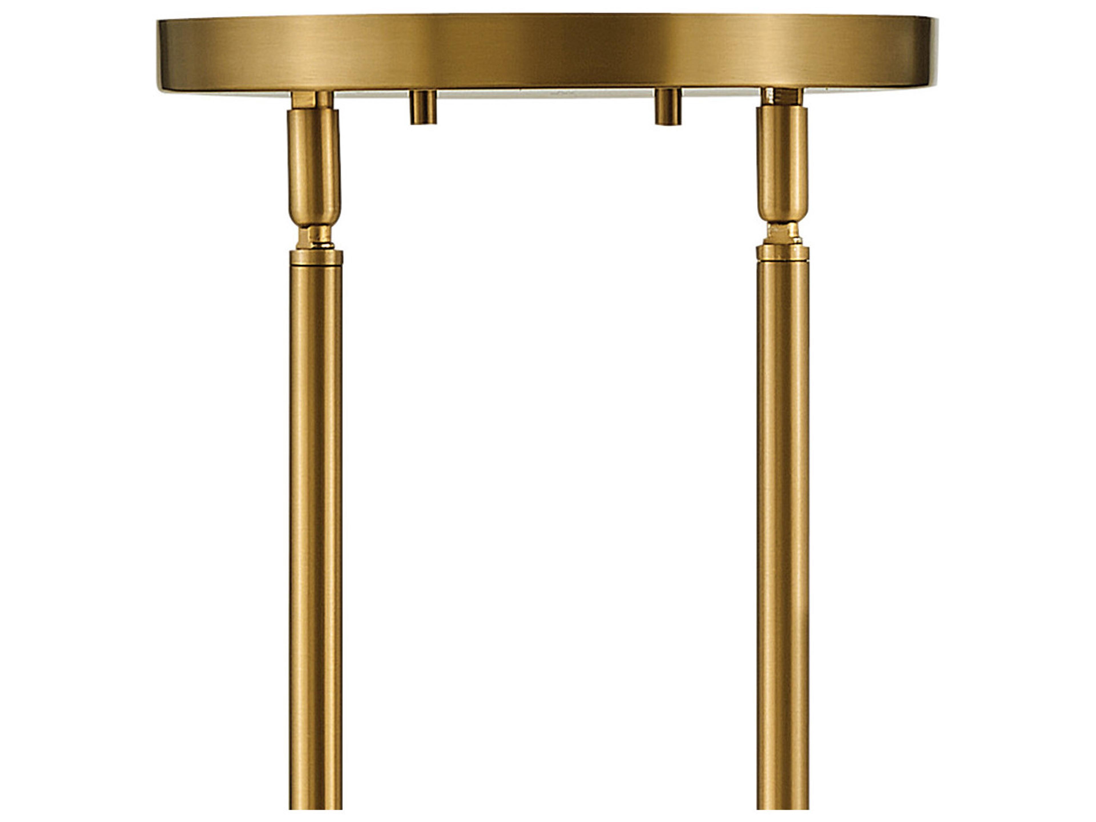 Hinkley Alchemy 8-Light Lacquered Brass Glass Globe Chandelier