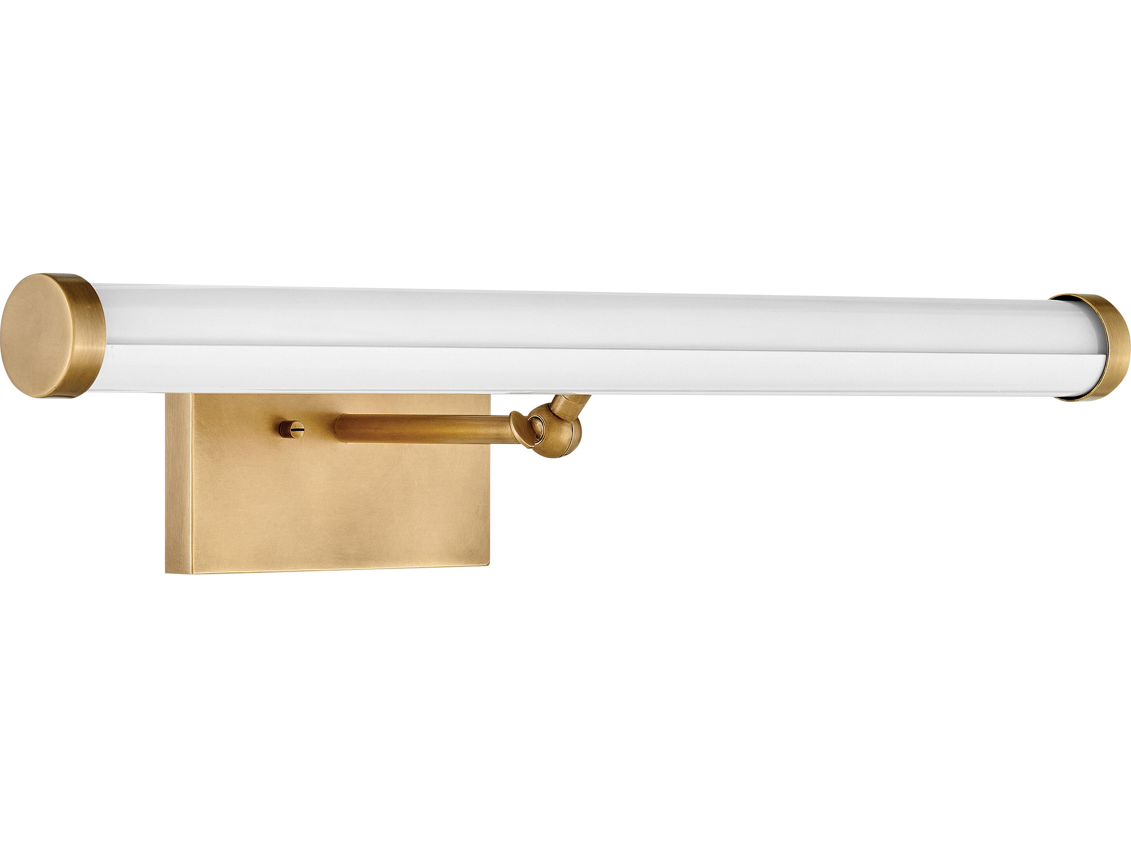 Hinkley Regis Heritage Brass Gloss White Picture Light