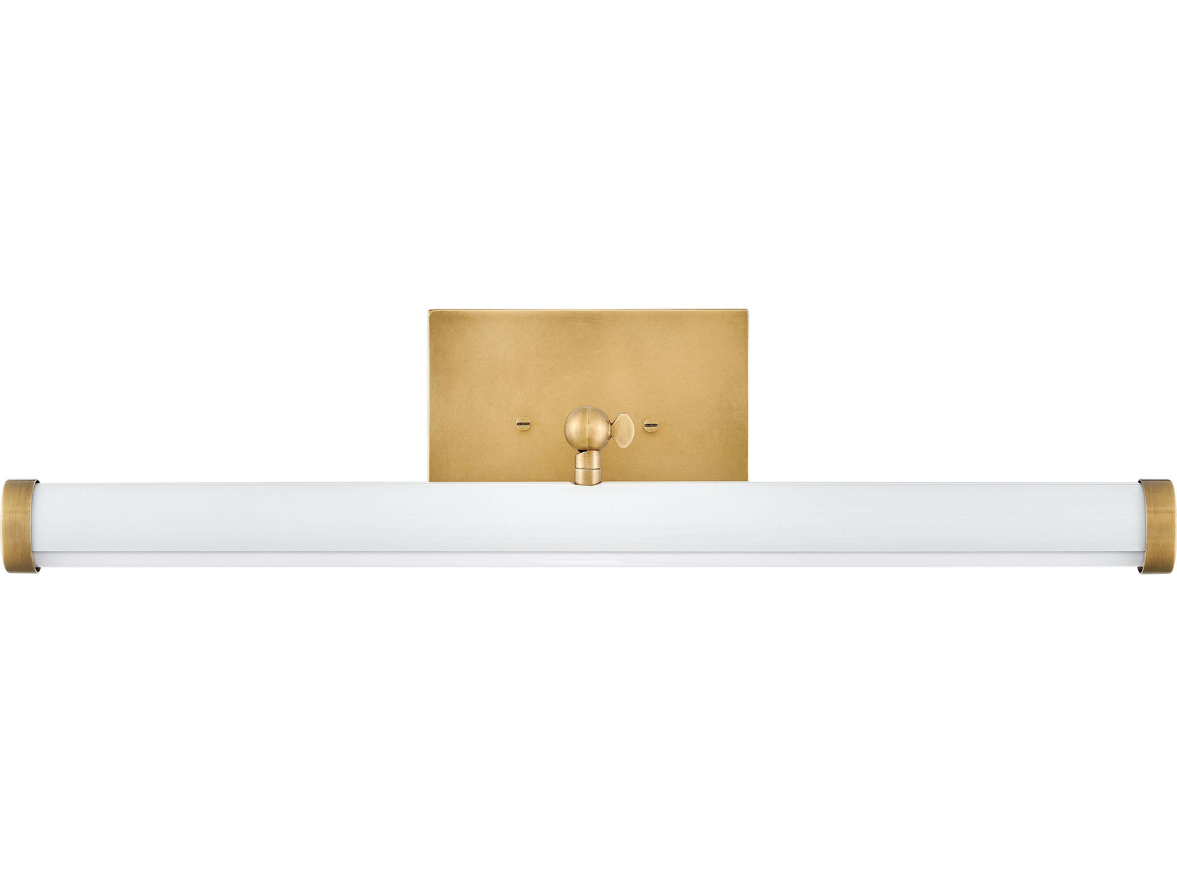 Hinkley Regis Heritage Brass Gloss White Picture Light