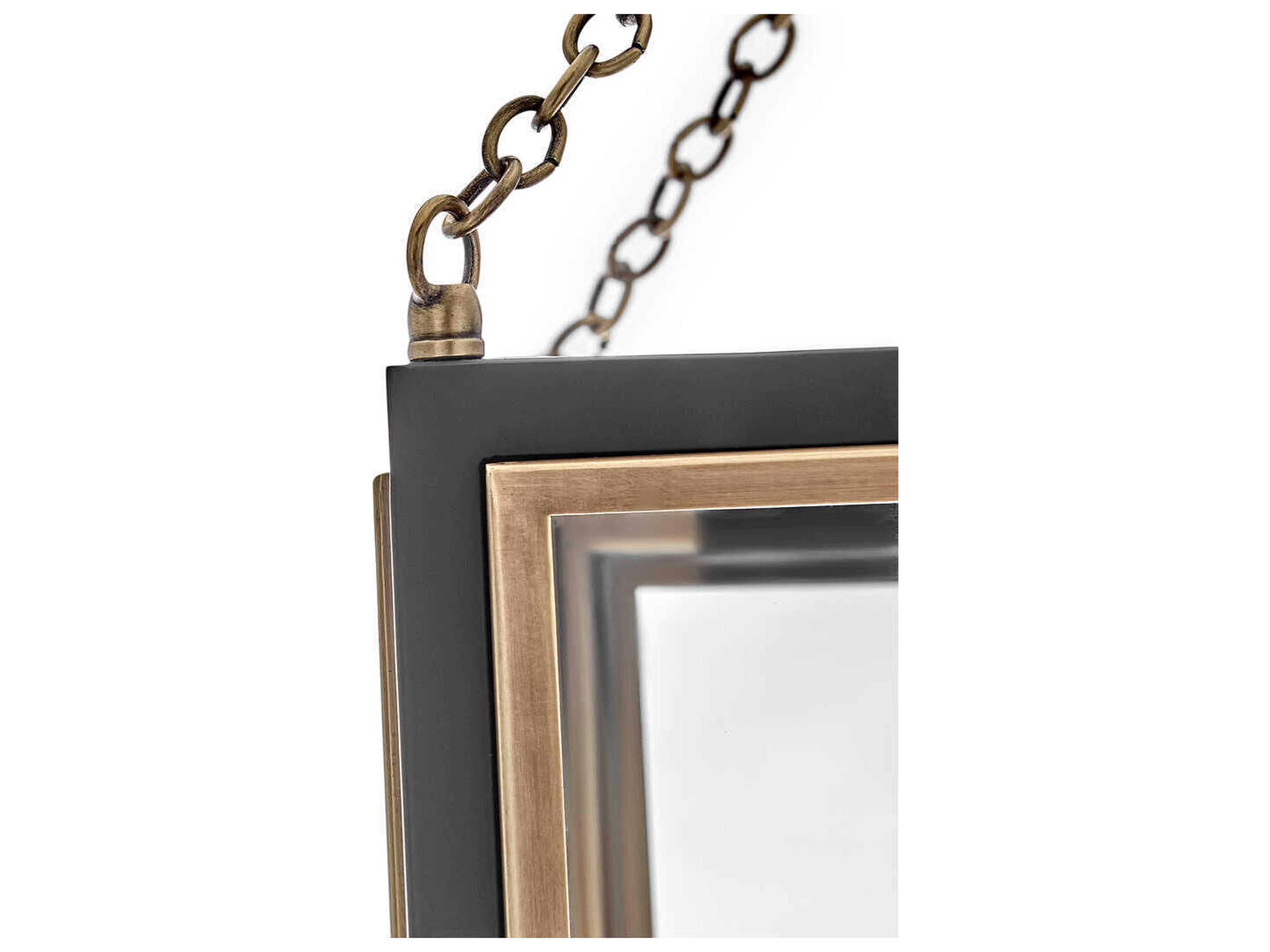 Hinkley Shaw 8-Light Black Heritage Brass Glass Tiered Chandelier