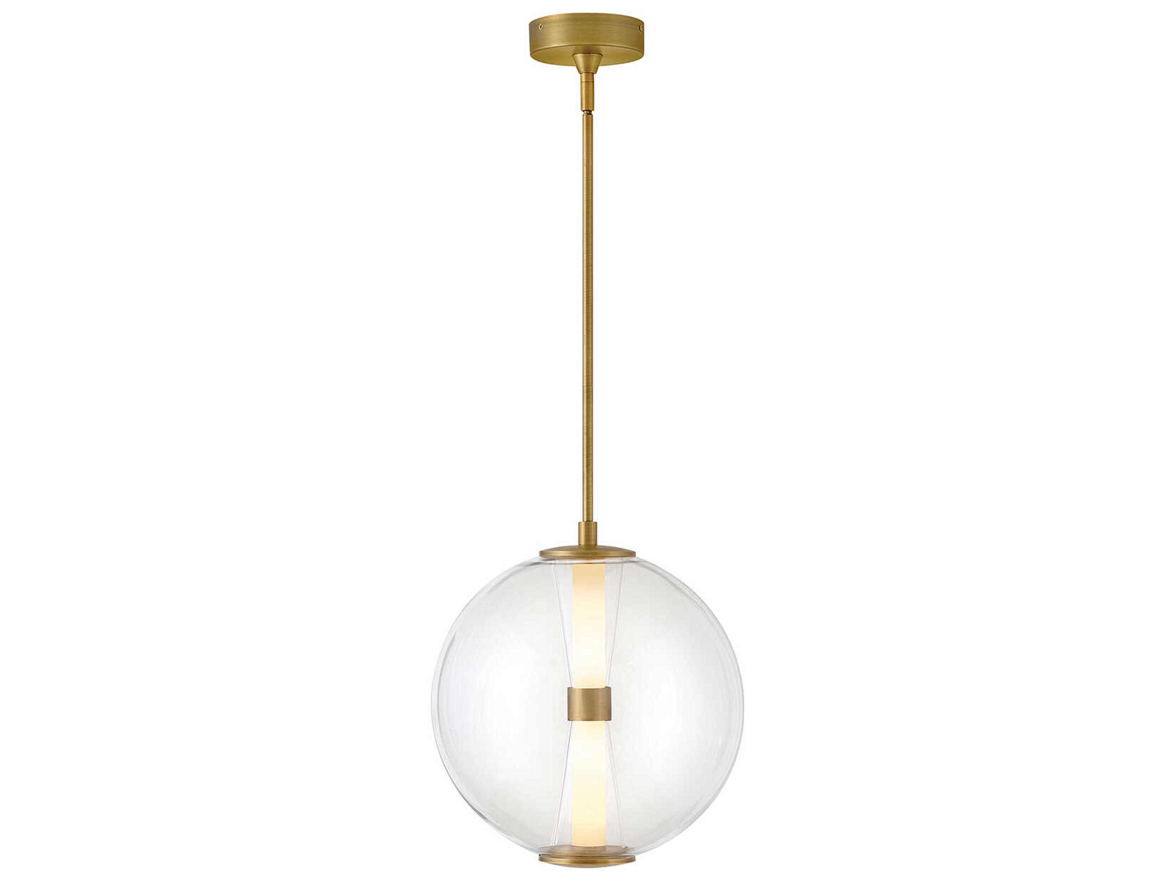 Elin Lacquered Brass Globe Pendant