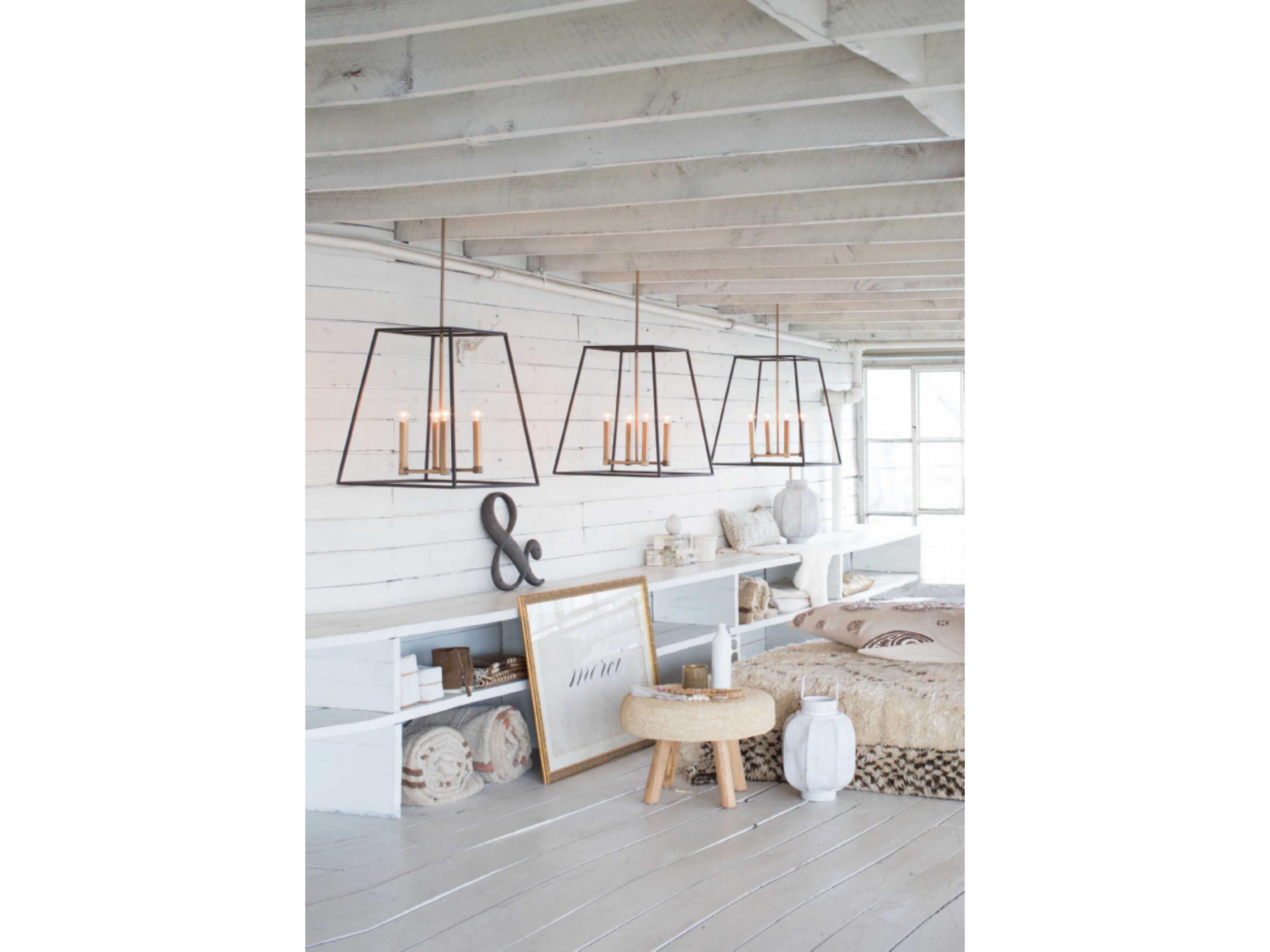 Hinkley Fulton 4-Light Bronze Candelabra Chandelier