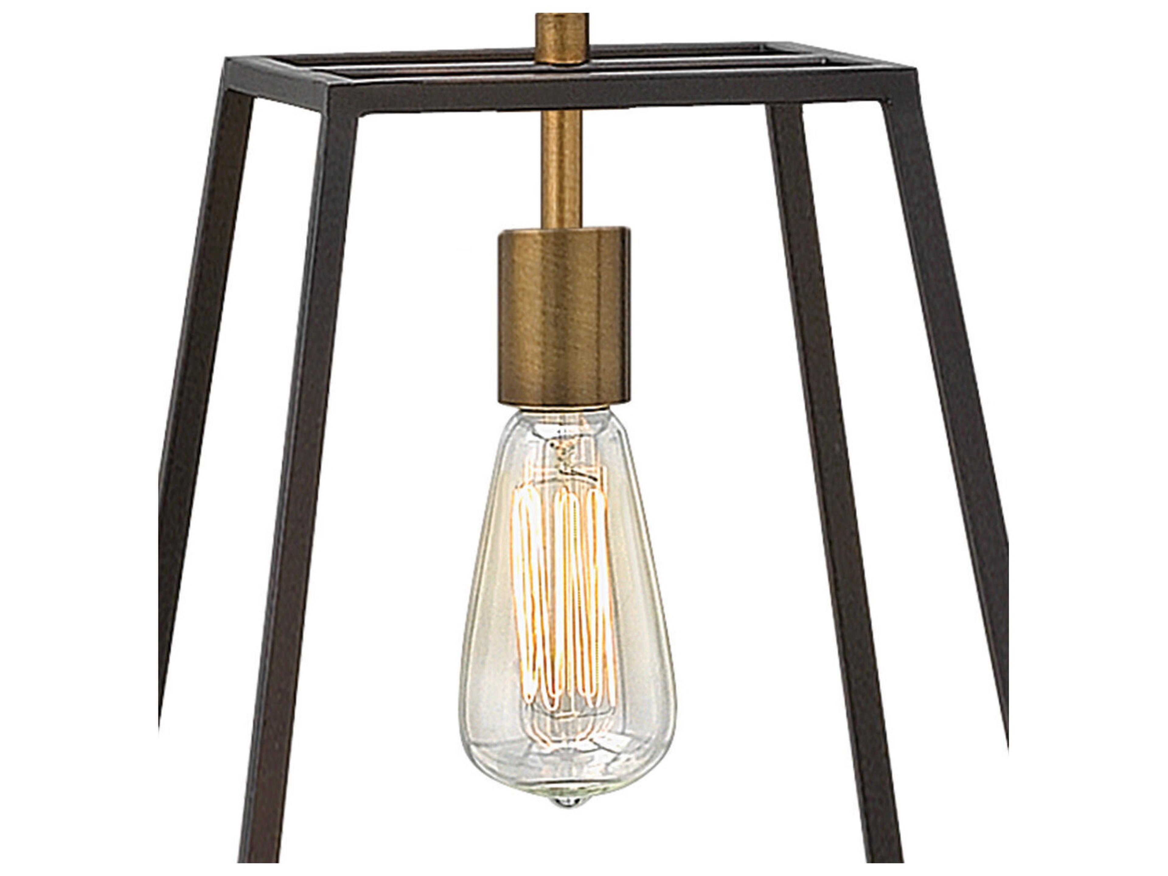 Hinkley Fulton 1-Light Bronze Brown Geometric Pendant