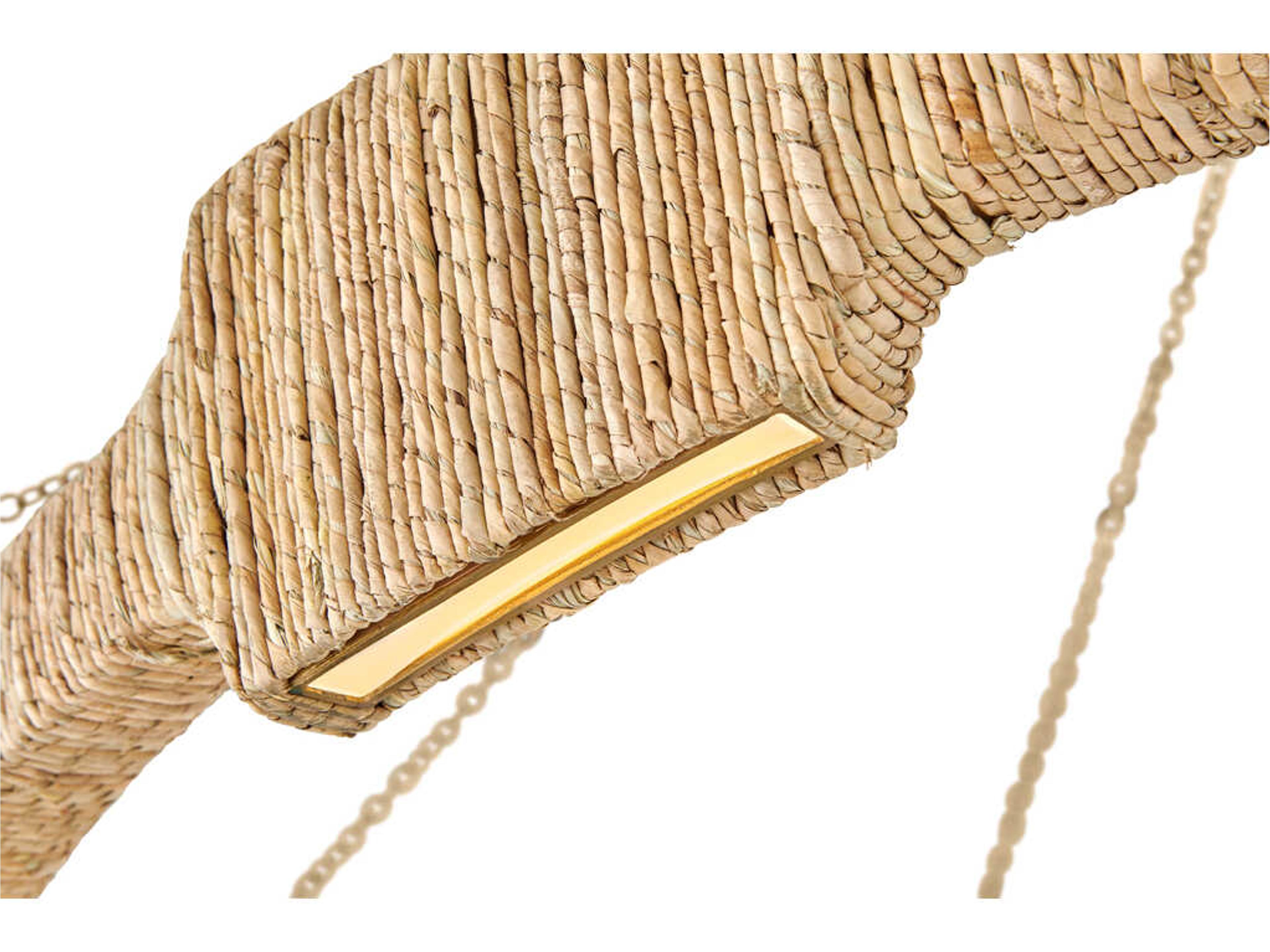 Hinkley Raffi 1-Light Burnished Gold LED Round Pendant