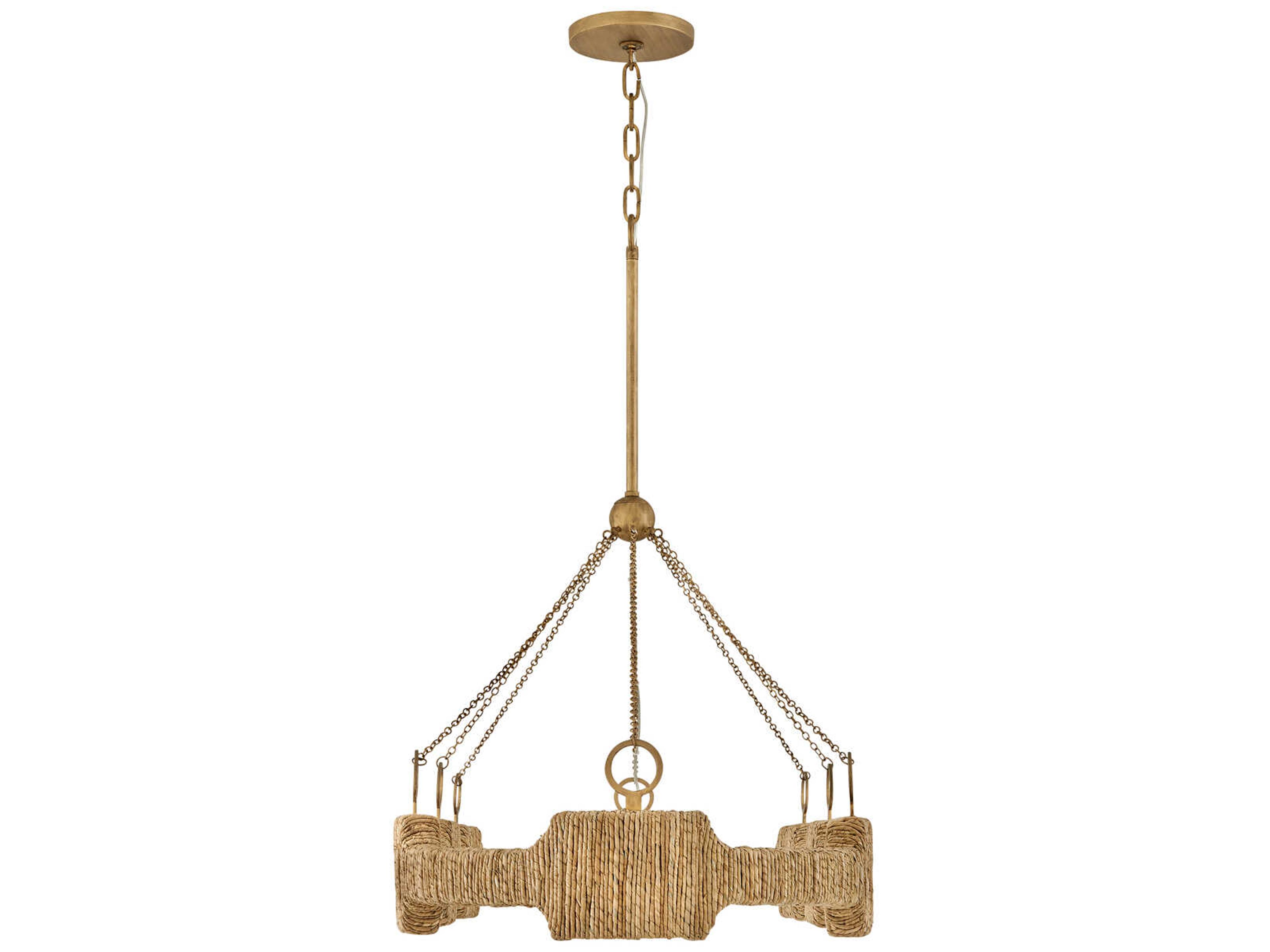 Hinkley Raffi 1-Light Burnished Gold LED Island Pendant