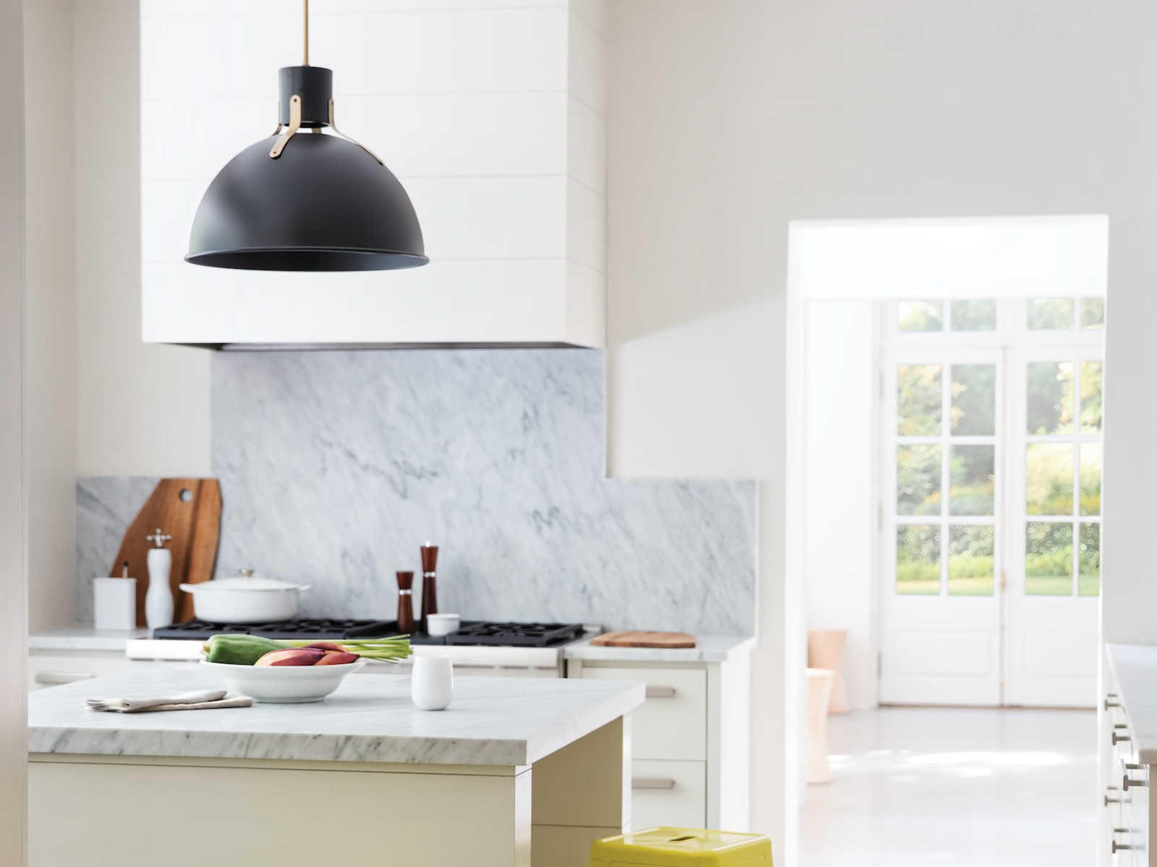 Hinkley Argo 1-Light Satin Black Brass LED Bell Pendant