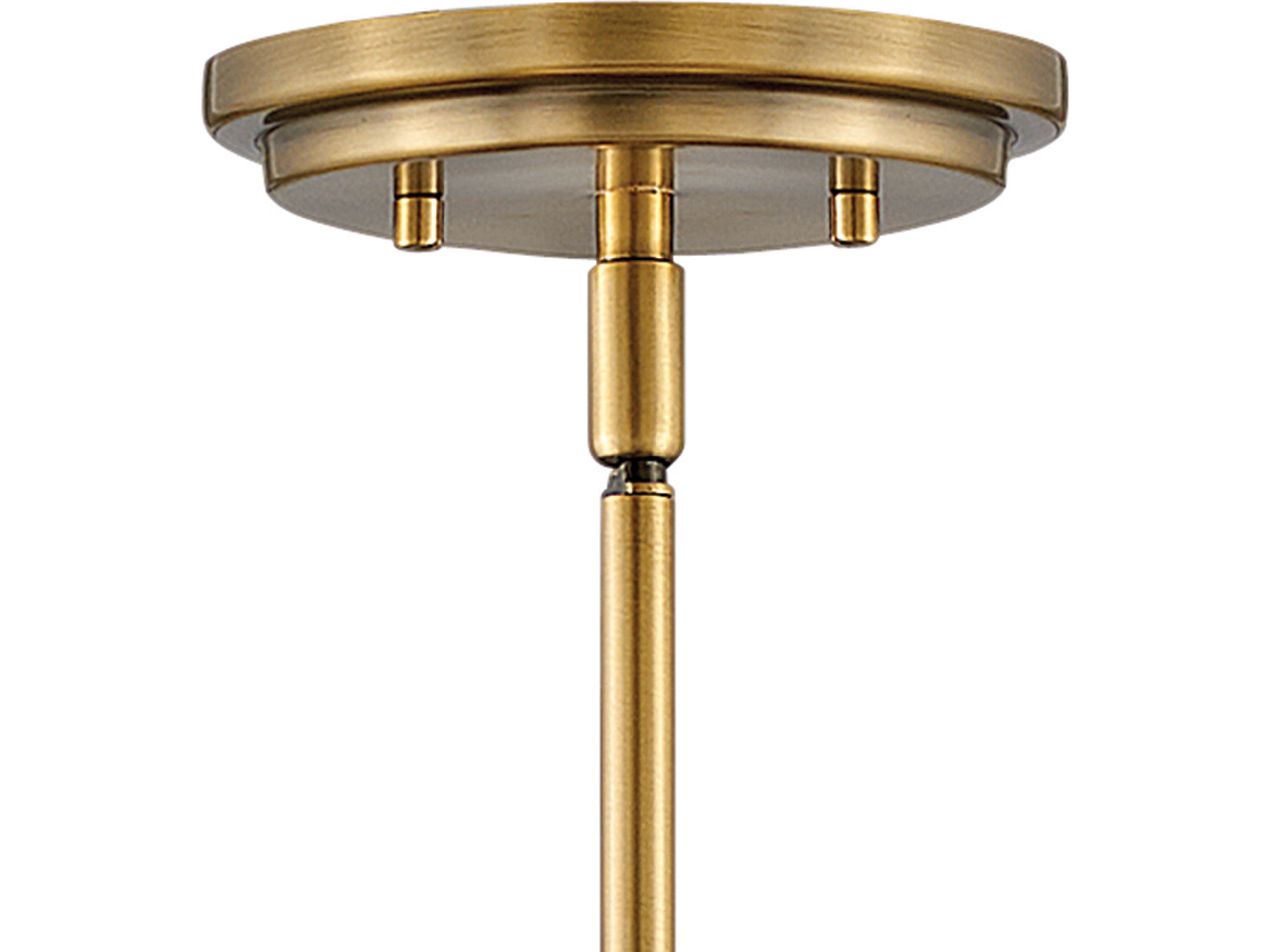 Hinkley Argo 1-Light Polished White Brass LED Bell Pendant