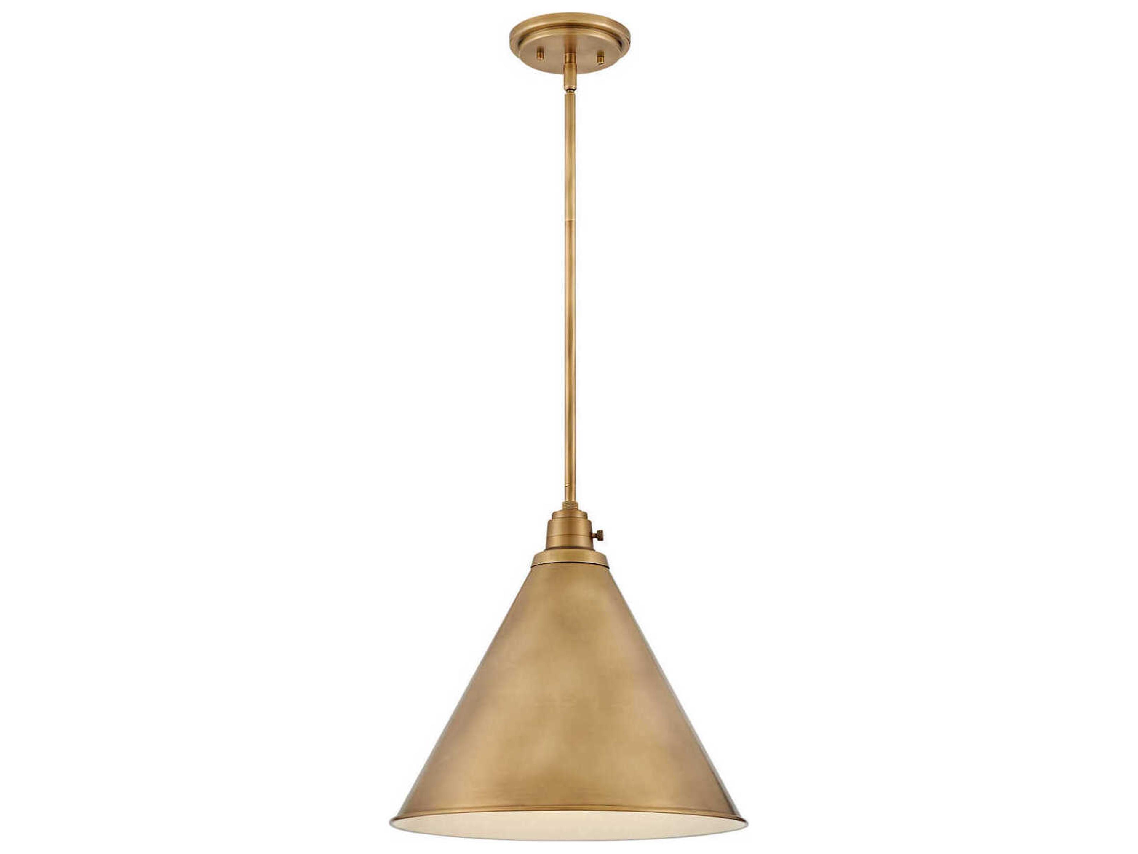 Arti 1-Light Heritage Brass Pendant