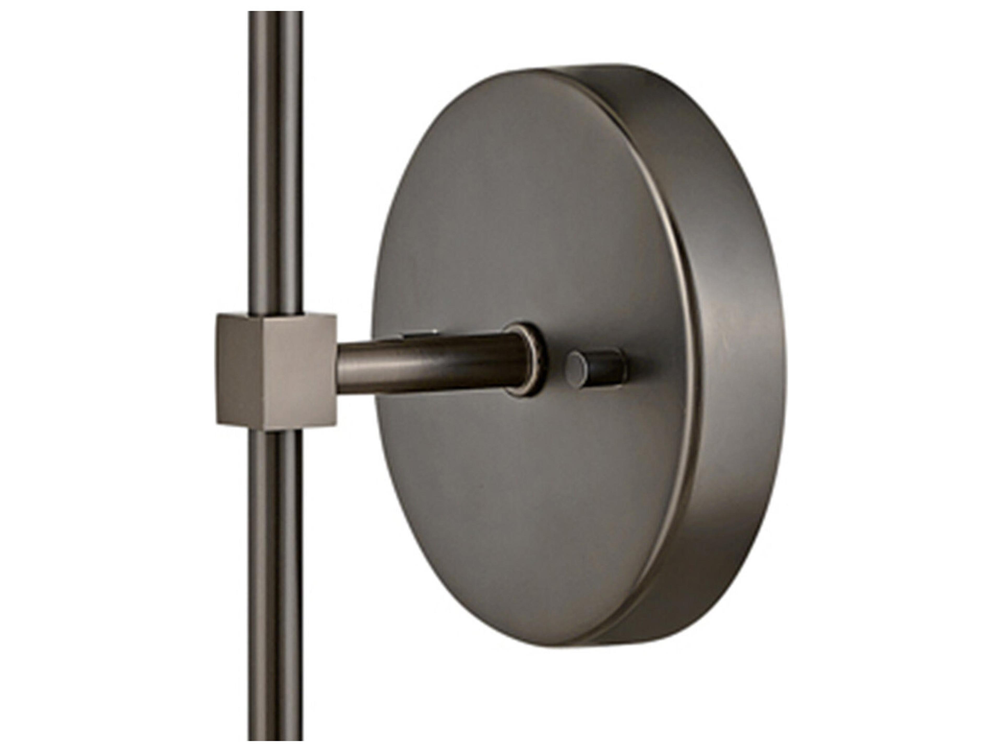 Hinkley Ana 1-Light Black Oxide Crystal Wall Sconce