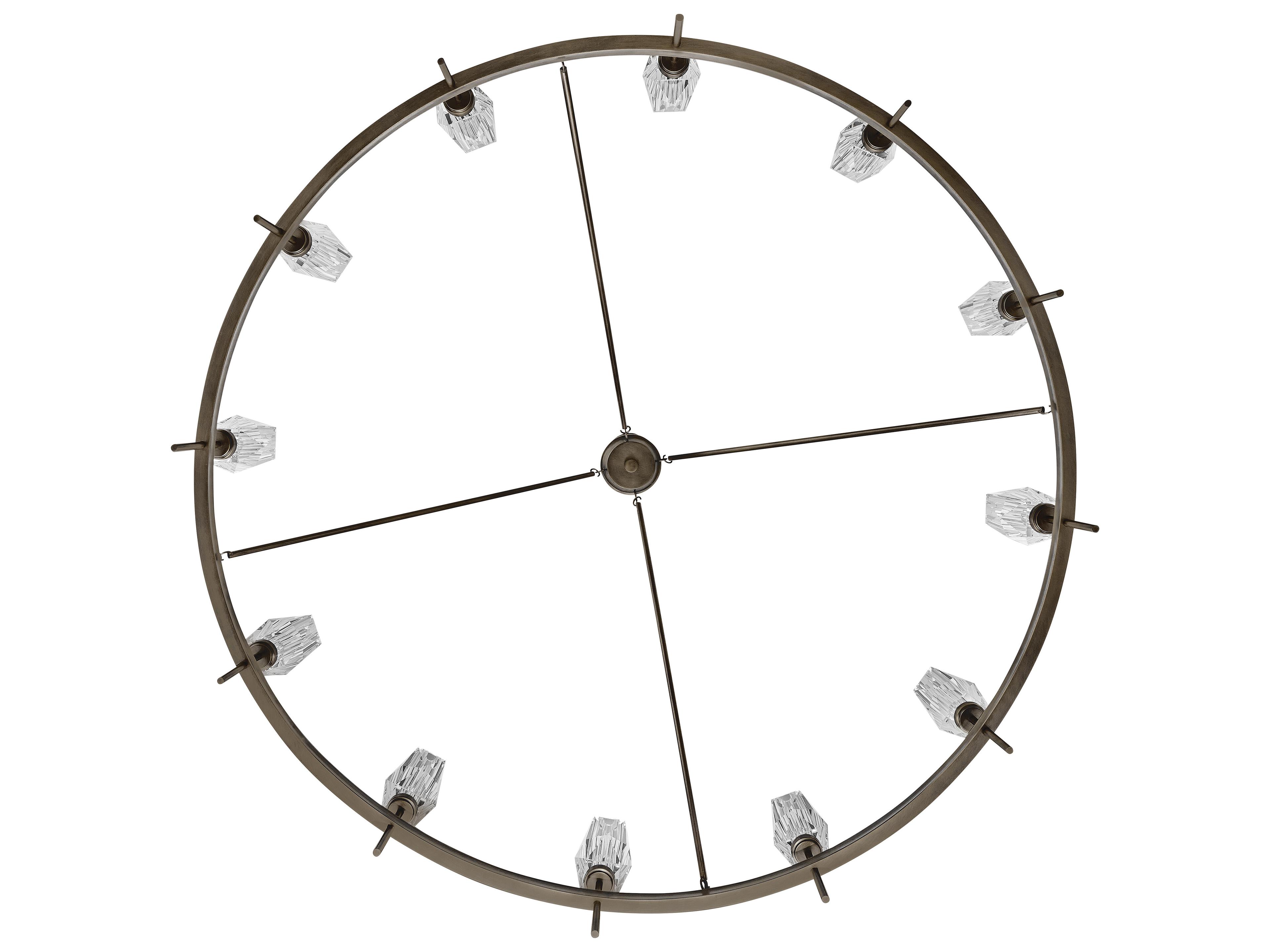 Hinkley Ana 12-Light Black Oxide Candelabra Chandelier