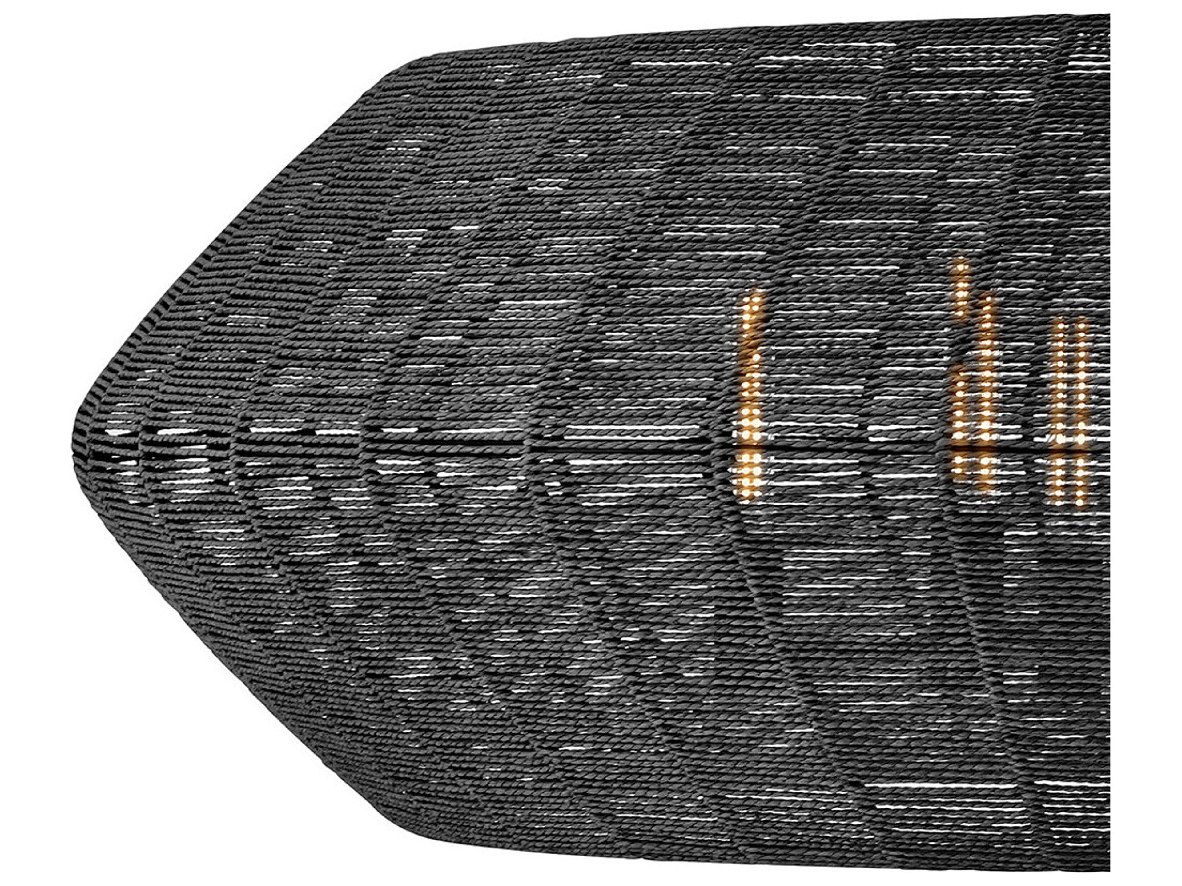 Hinkley Luca 8-Light Black Chandelier