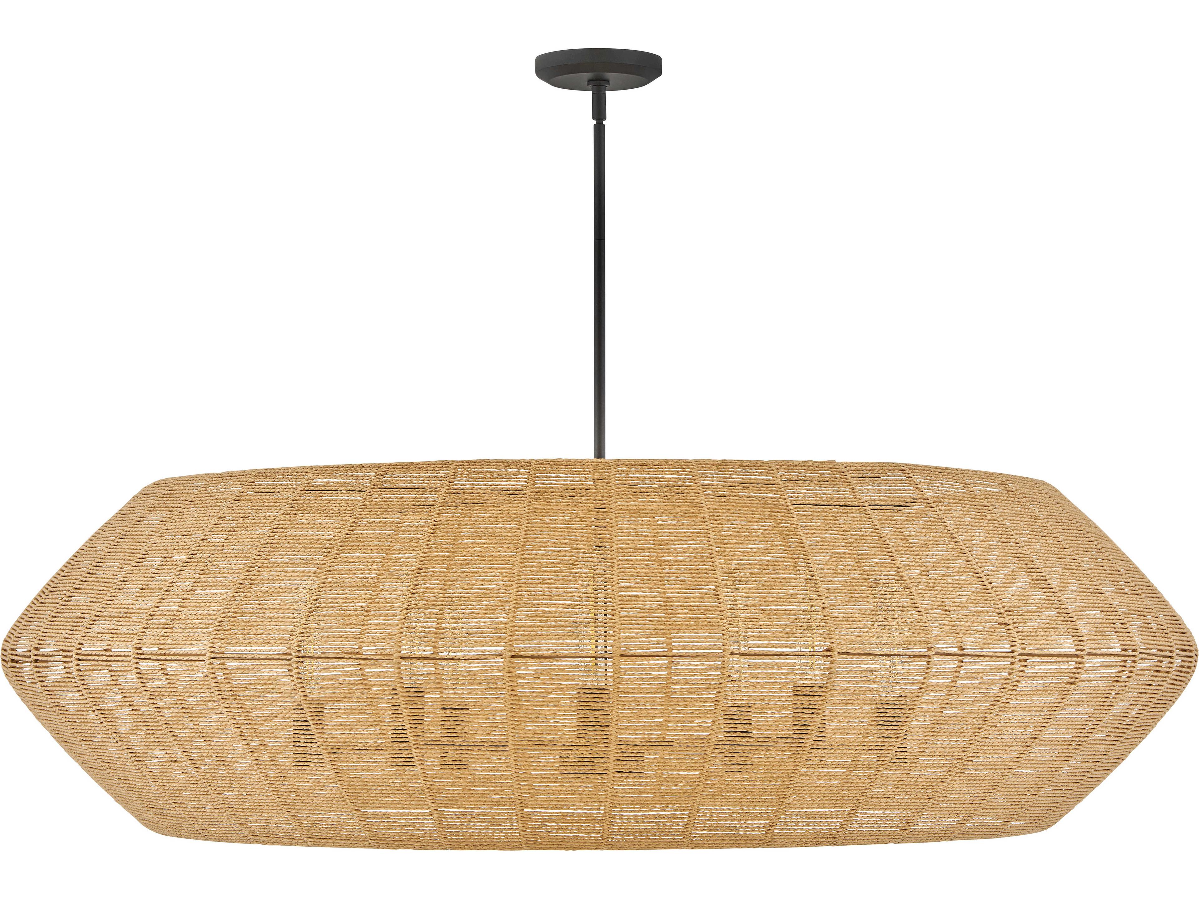 Hinkley Luca 8-Light Black Brown Chandelier