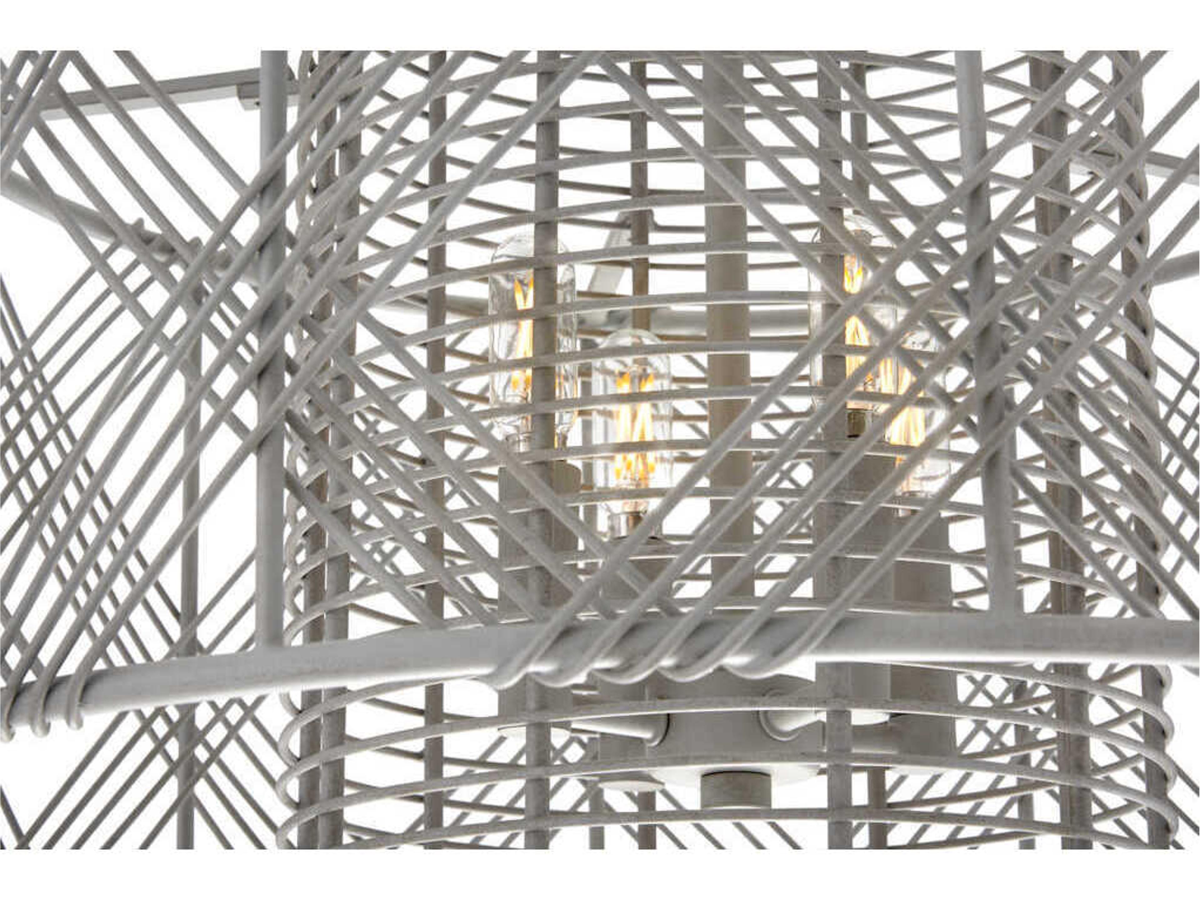 Hinkley Nikko 4-Light Light Ashwood Gray Candelabra Chandelier