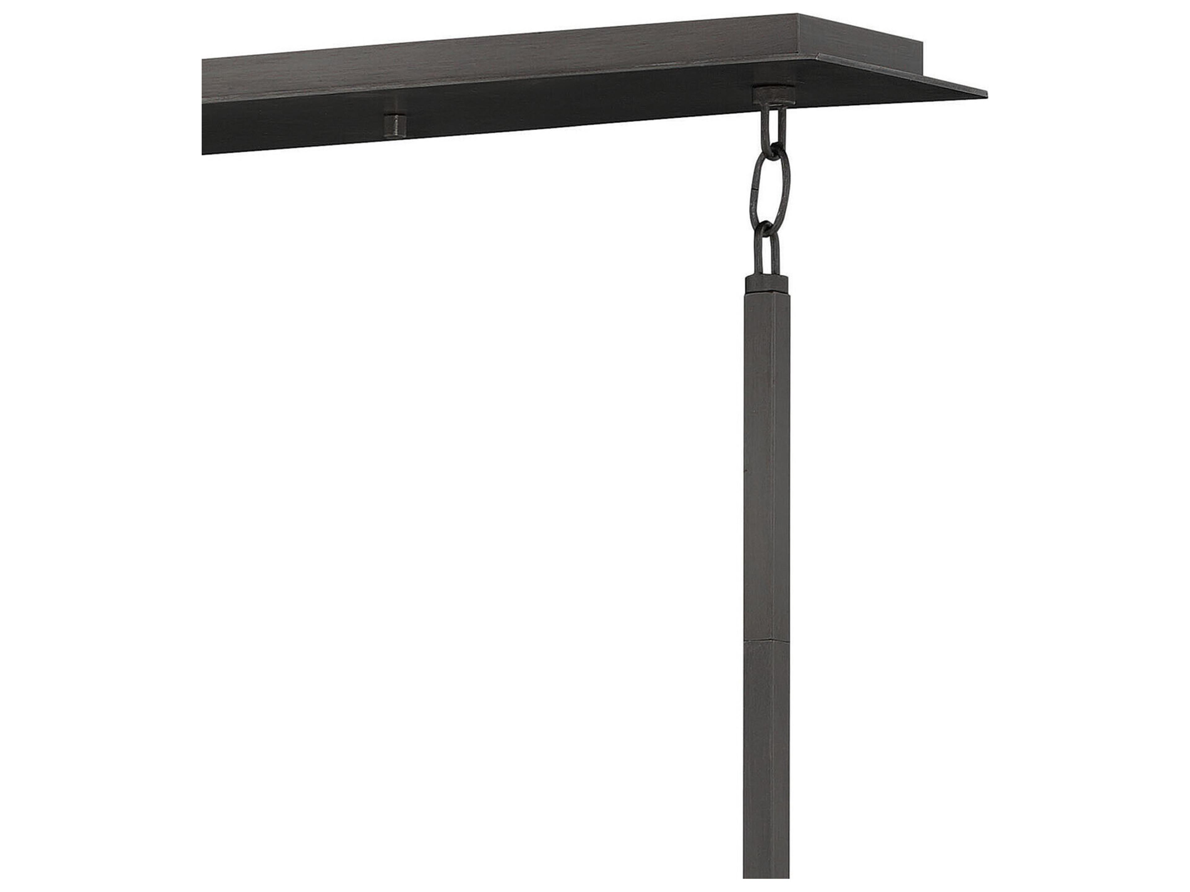 Hinkley Ludlow 8-Light Burnished Graphite Gray Geometric Island Pendant