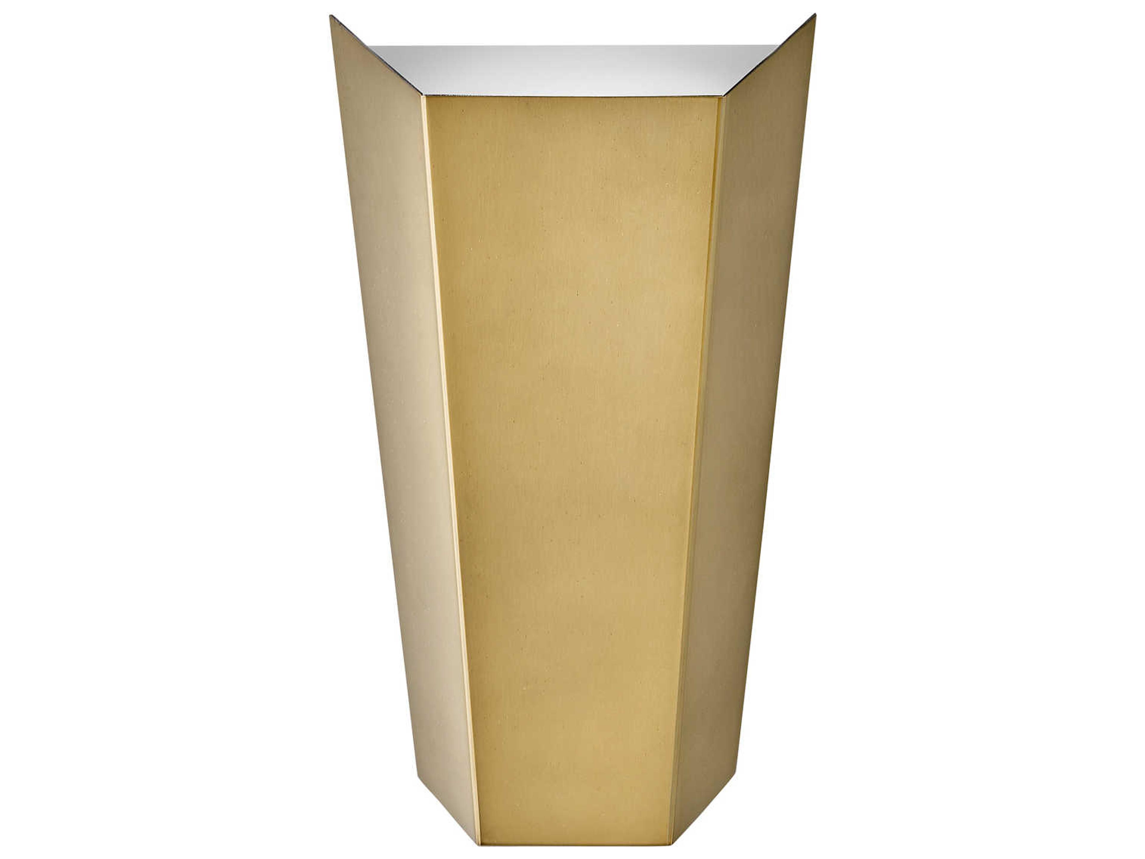 Vin 1-Light Heritage Brass Glass LED Wall Sconce