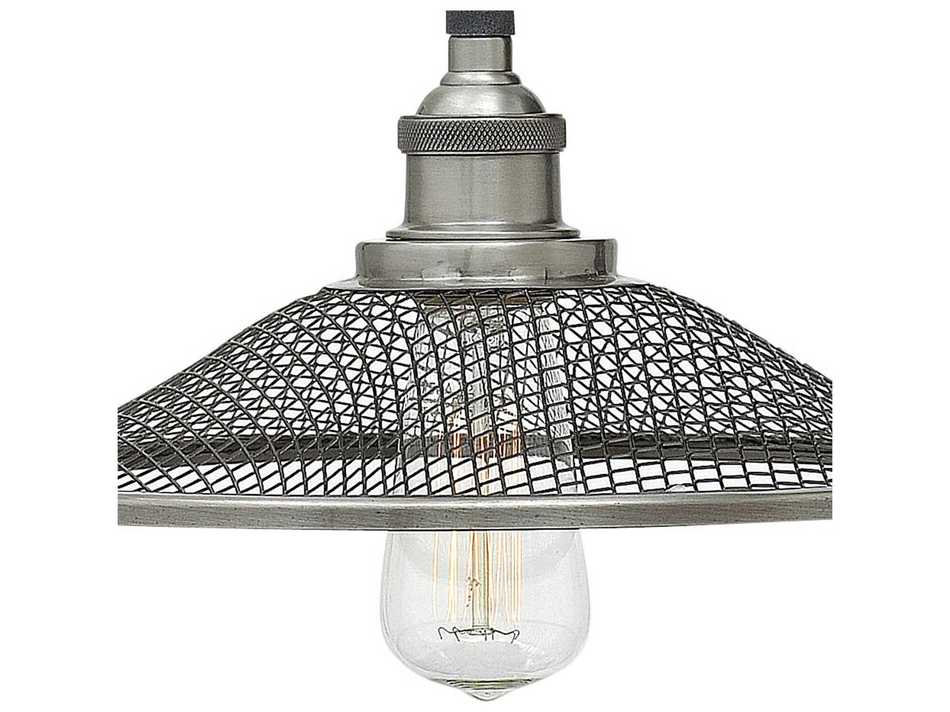 Hinkley Rigby Aged Zinc Black Wall Sconce