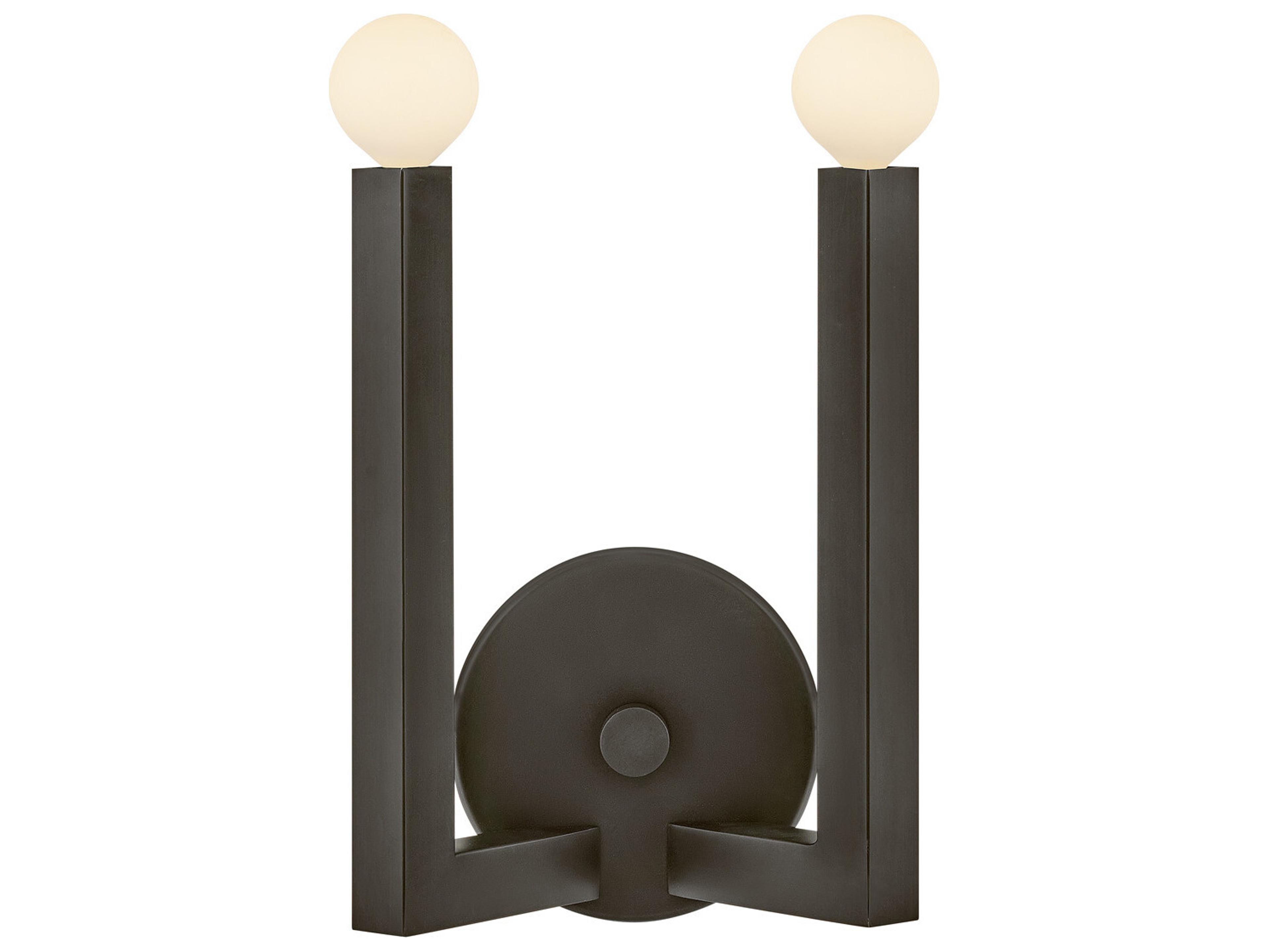 Hinkley Ezra 2-Light Black Oxide Wall Sconce