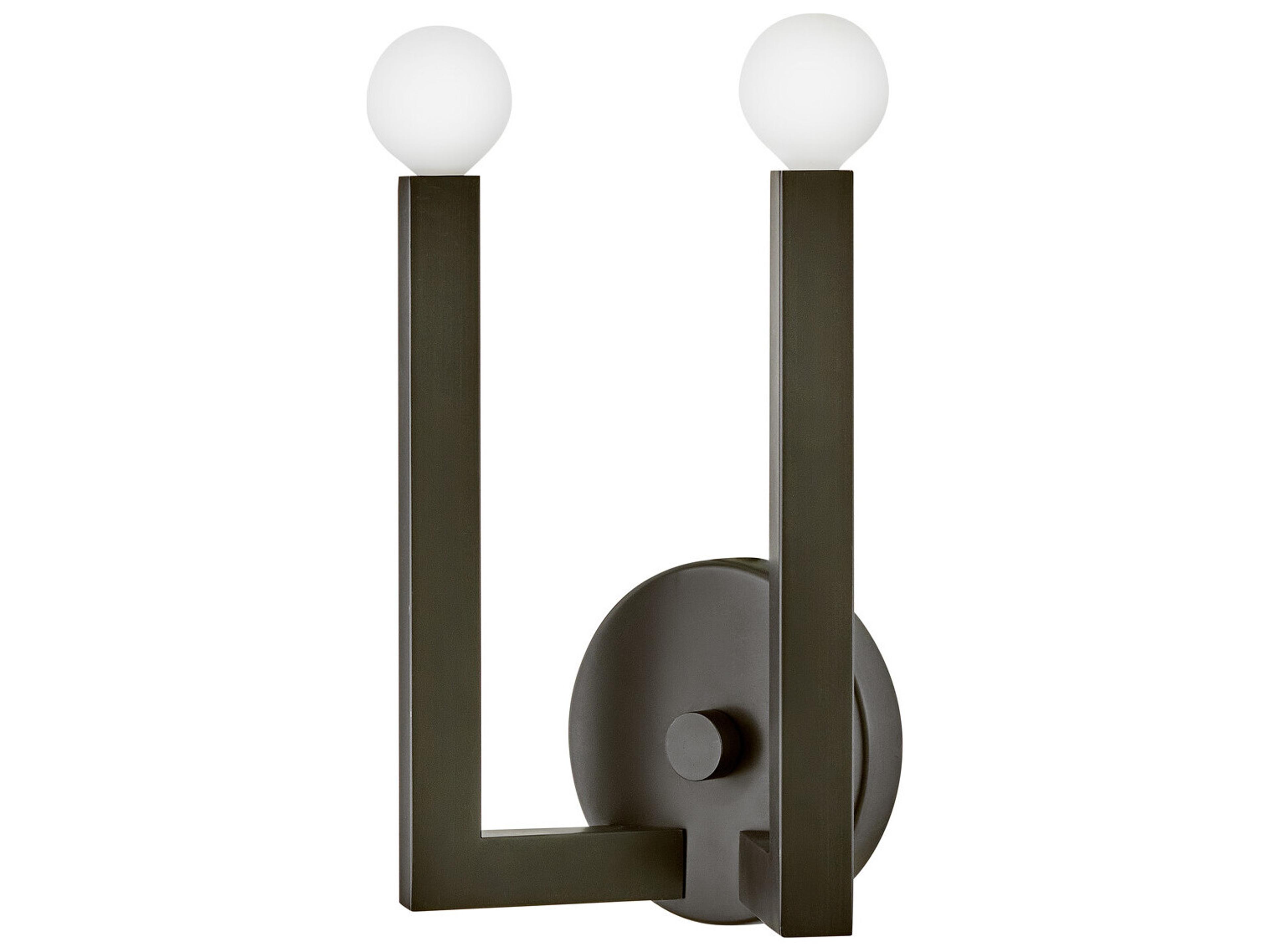Hinkley Ezra 2-Light Black Oxide Wall Sconce