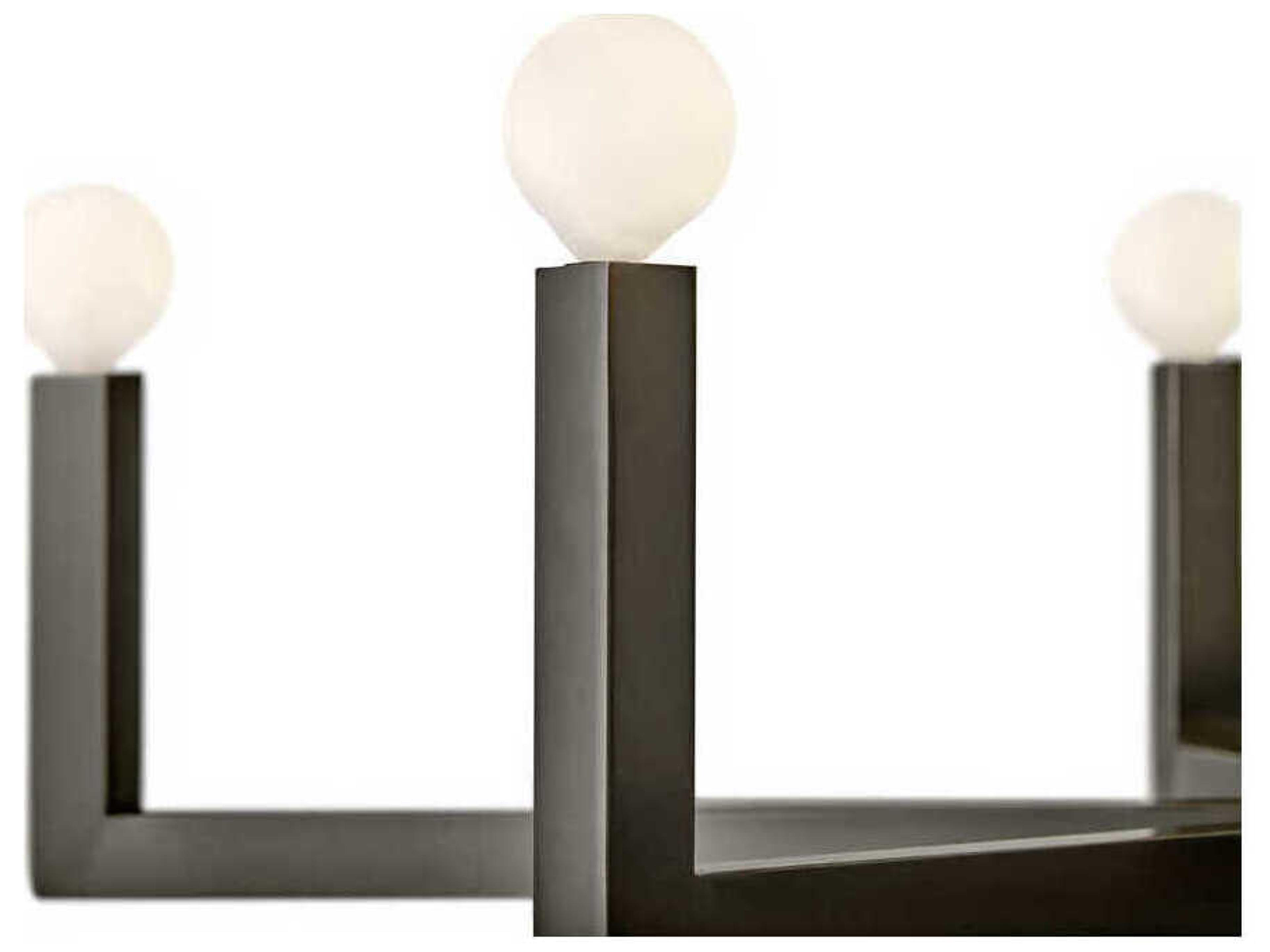 Hinkley Ezra 6-Light Black Oxide Candelabra Chandelier