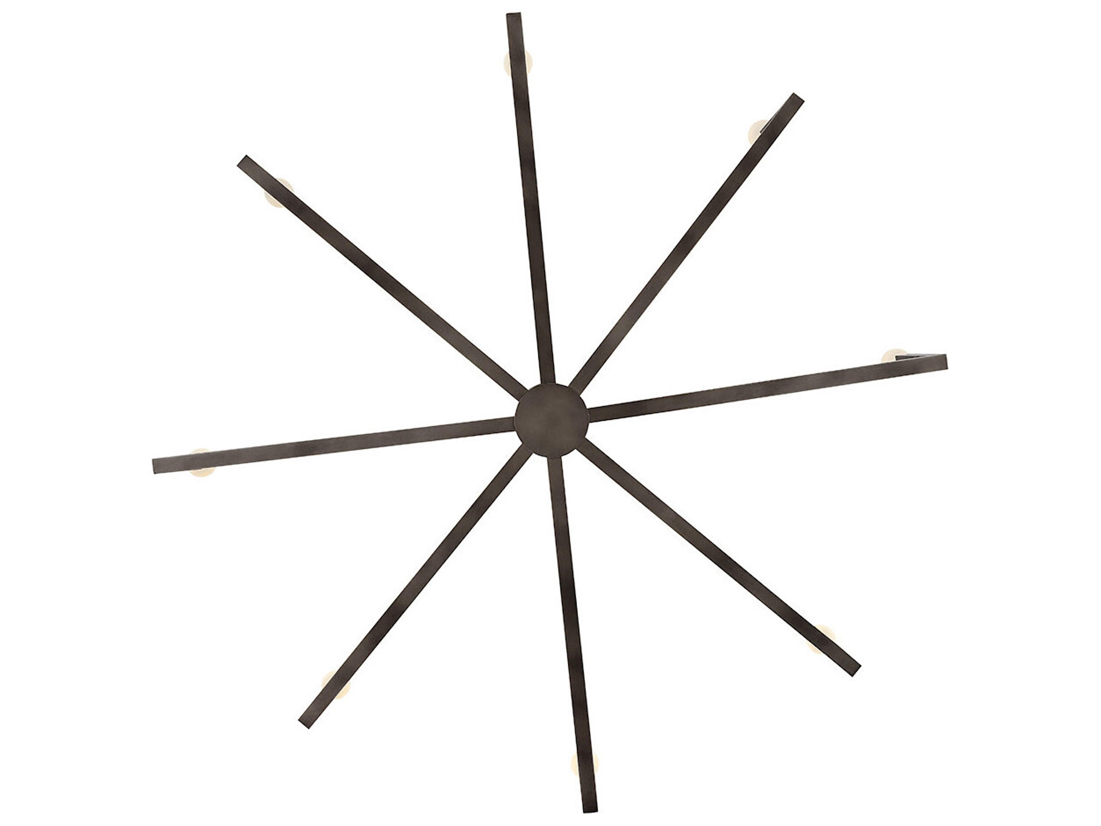 Hinkley Ezra 8-Light Black Oxide Candelabra Chandelier