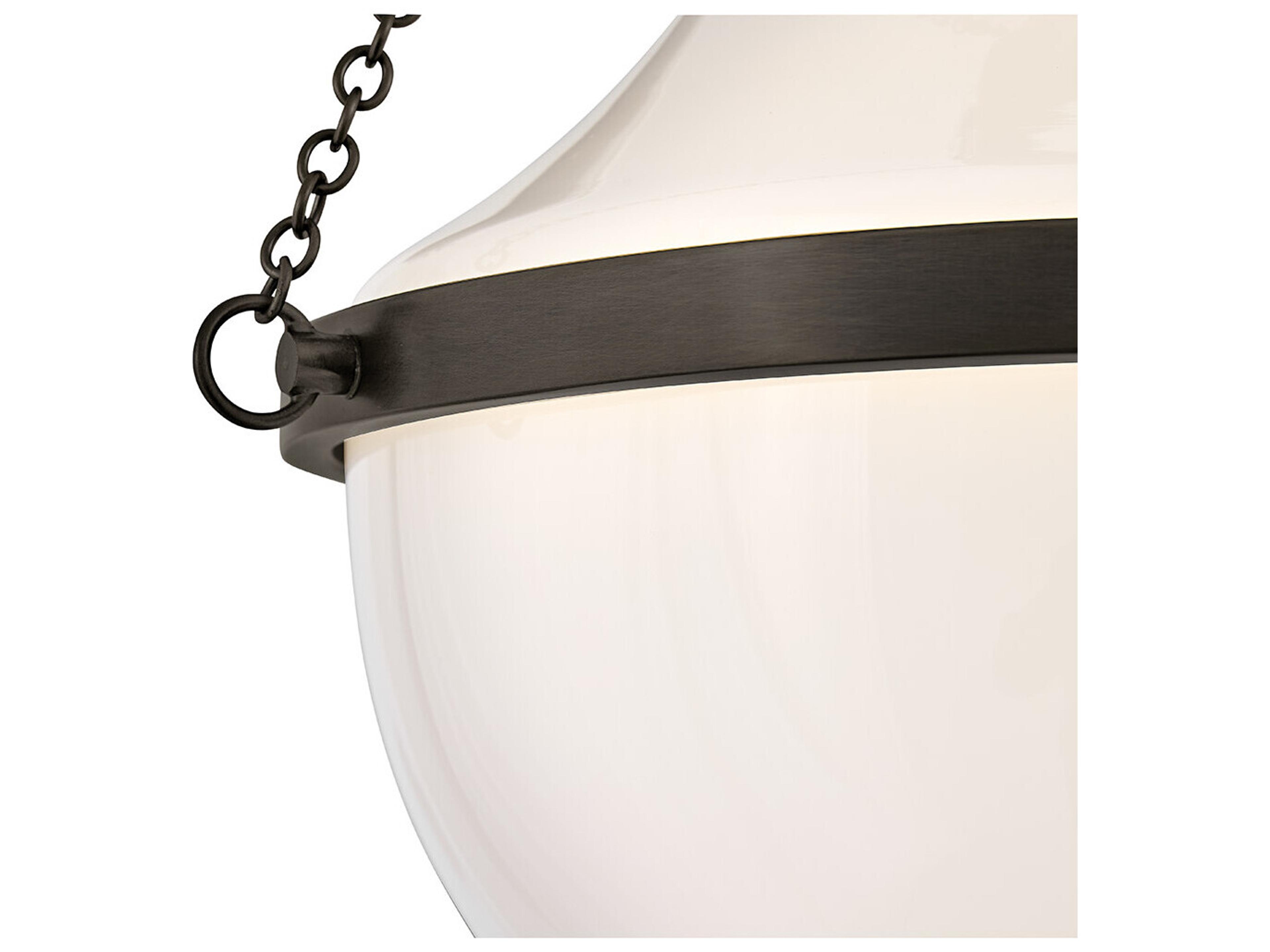 Hinkley Collins 1-Light Black Oxide Semi Flush Mount
