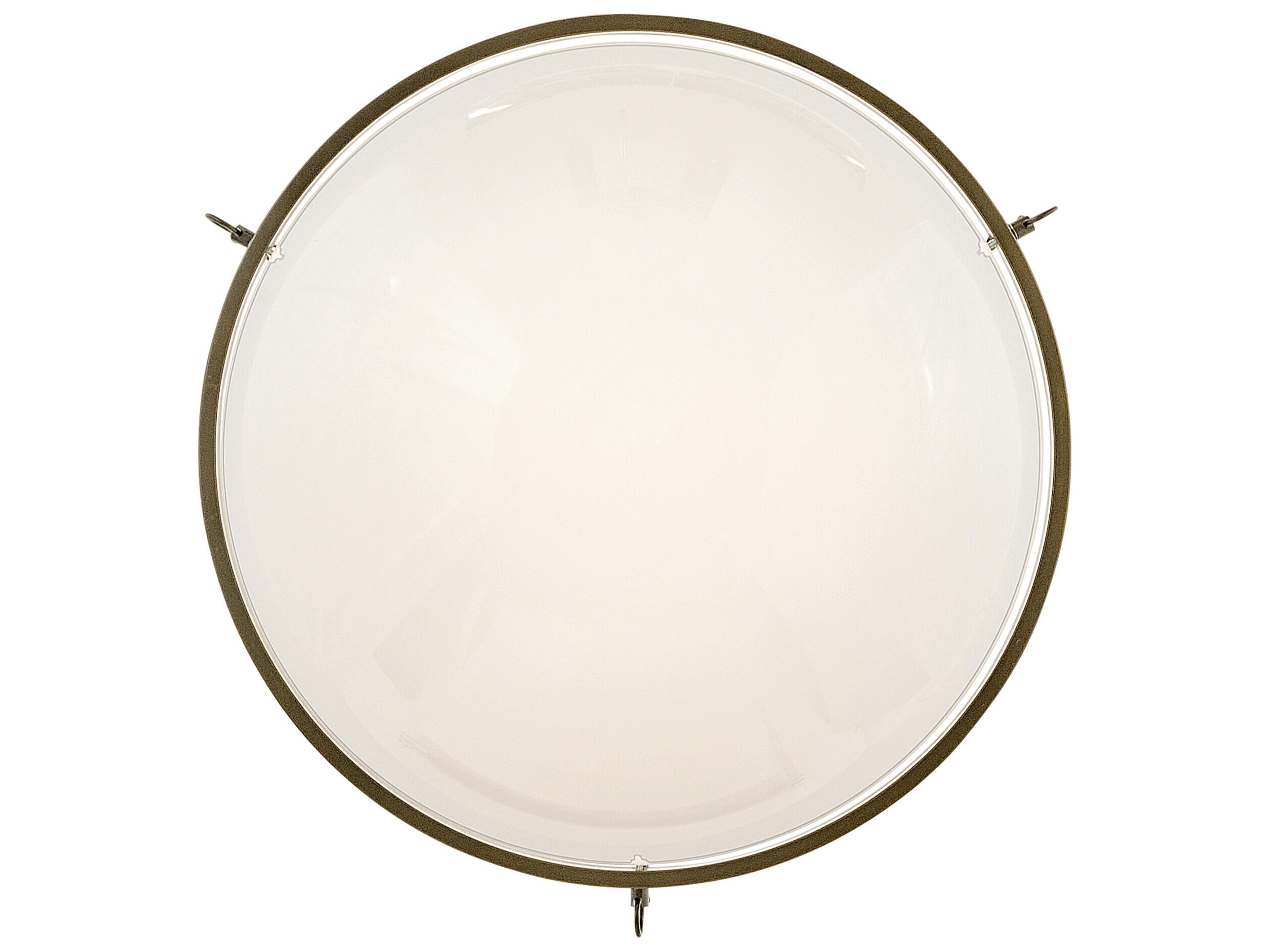 Hinkley Collins 1-Light Heritage Bronze Semi Flush Mount