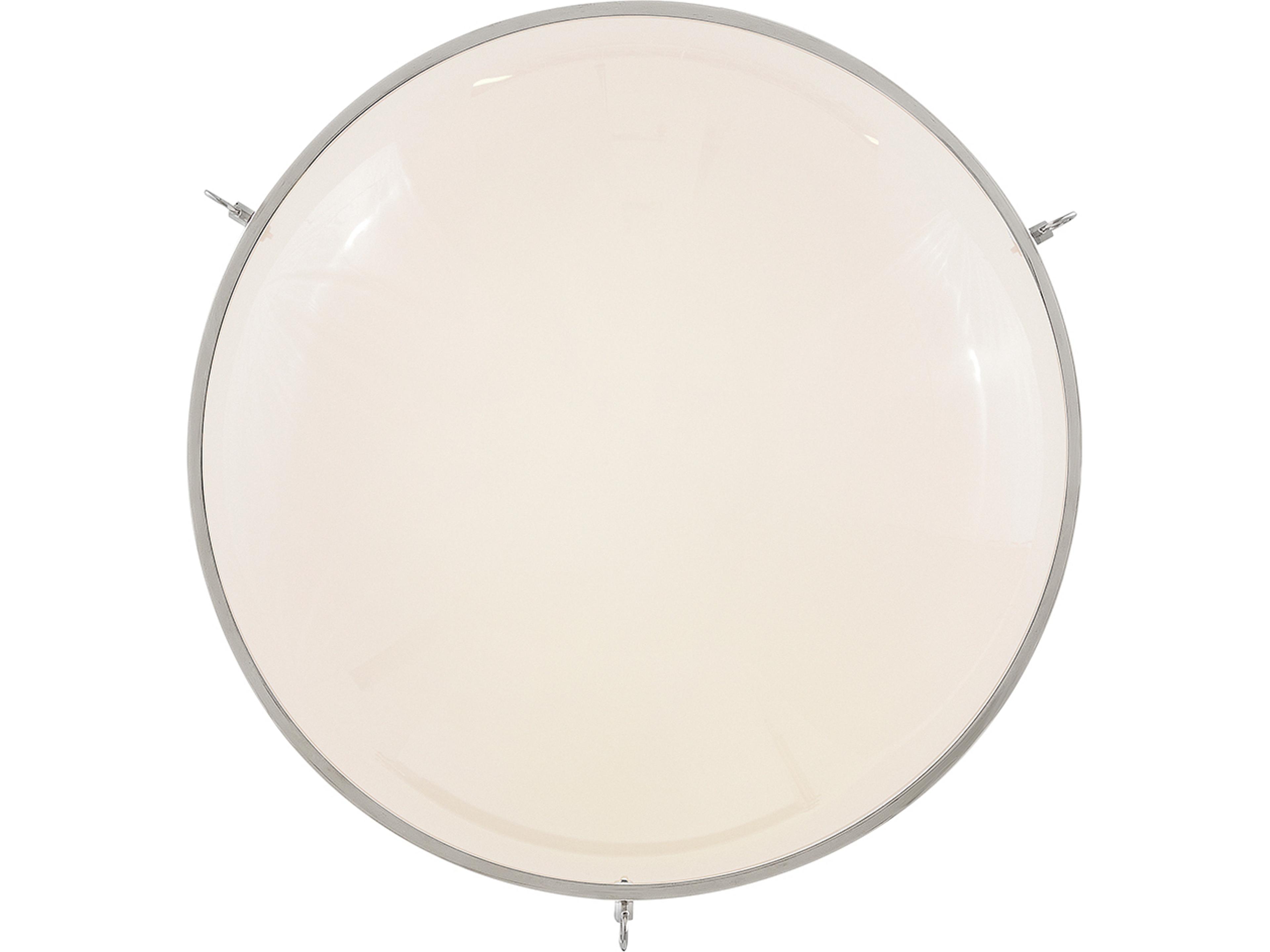 Hinkley Collins 1-Light Polished Nickel Semi Flush Mount