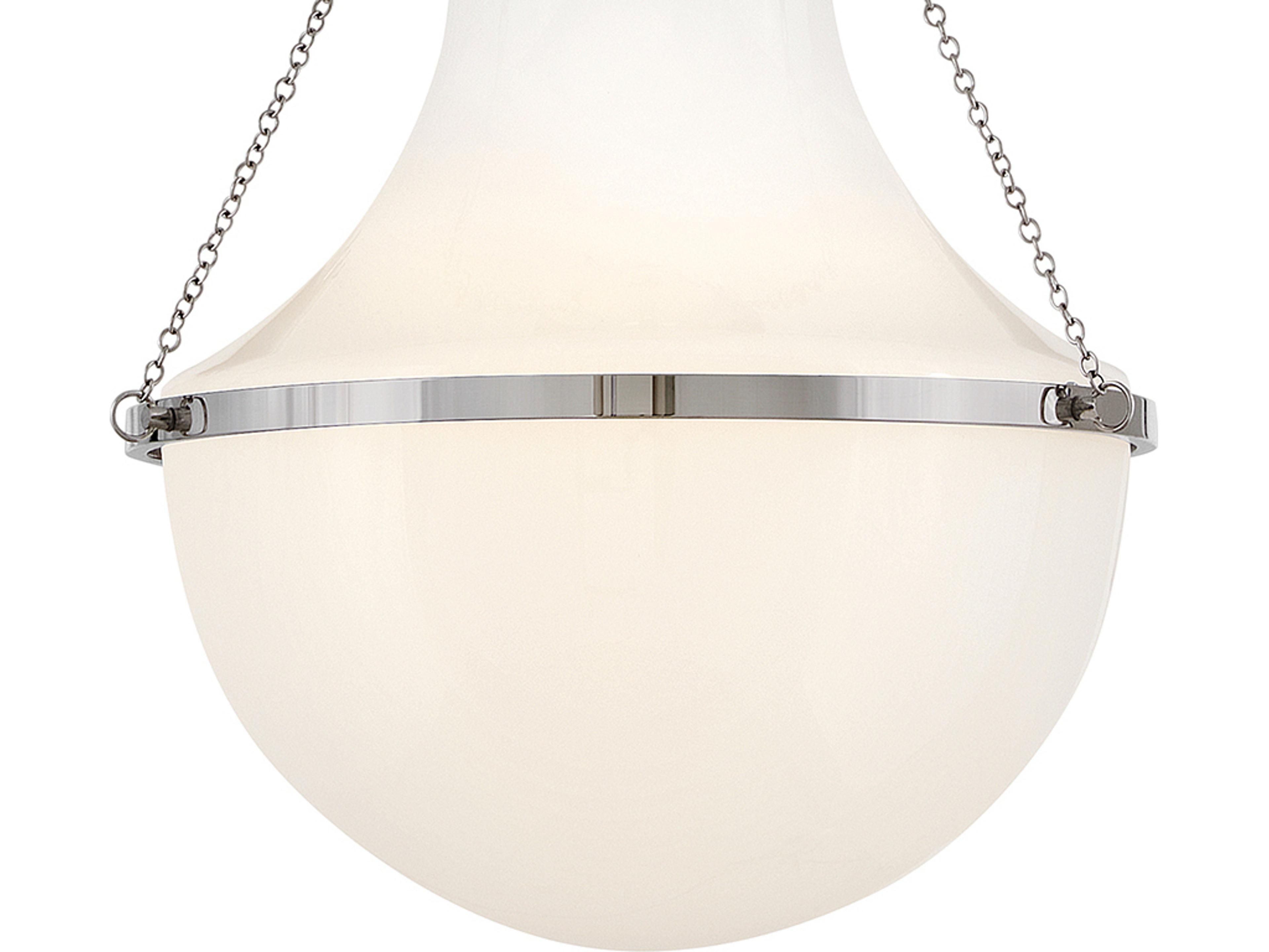 Hinkley Collins 1-Light Polished Nickel Pendant